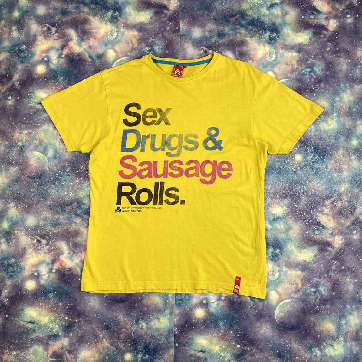 Humor × Streetwear × Vintage Vintage 90s Sex Drugs Humor Logo Tshirt Streetwear Y2k Style Grailed