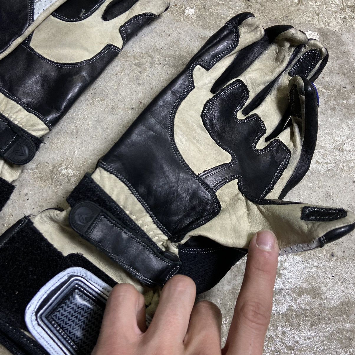 Vintage FRANK THOMAS VINTAGE RACING LEATHER GLOVES 1990s - № 4028 Size ONE SIZE - 7 Thumbnail