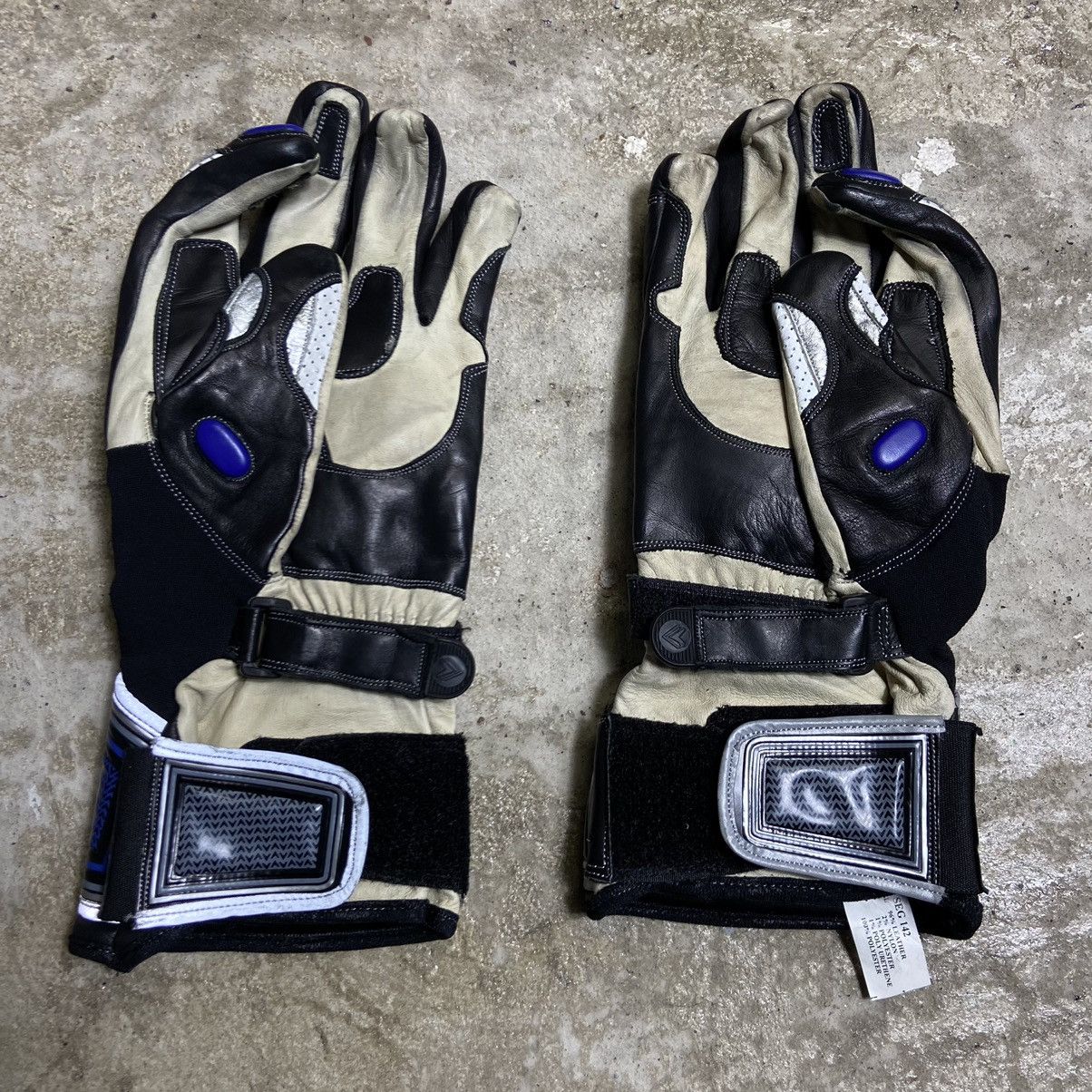 Vintage FRANK THOMAS VINTAGE RACING LEATHER GLOVES 1990s - № 4028 Size ONE SIZE - 6 Thumbnail