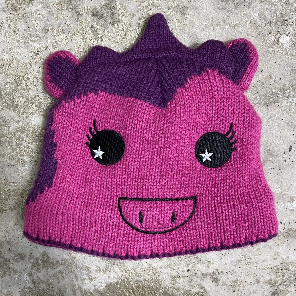 Vintage Y2K CUTE UNICORN BEANIE HAT - № 4058 Size ONE SIZE - 1 Thumbnail