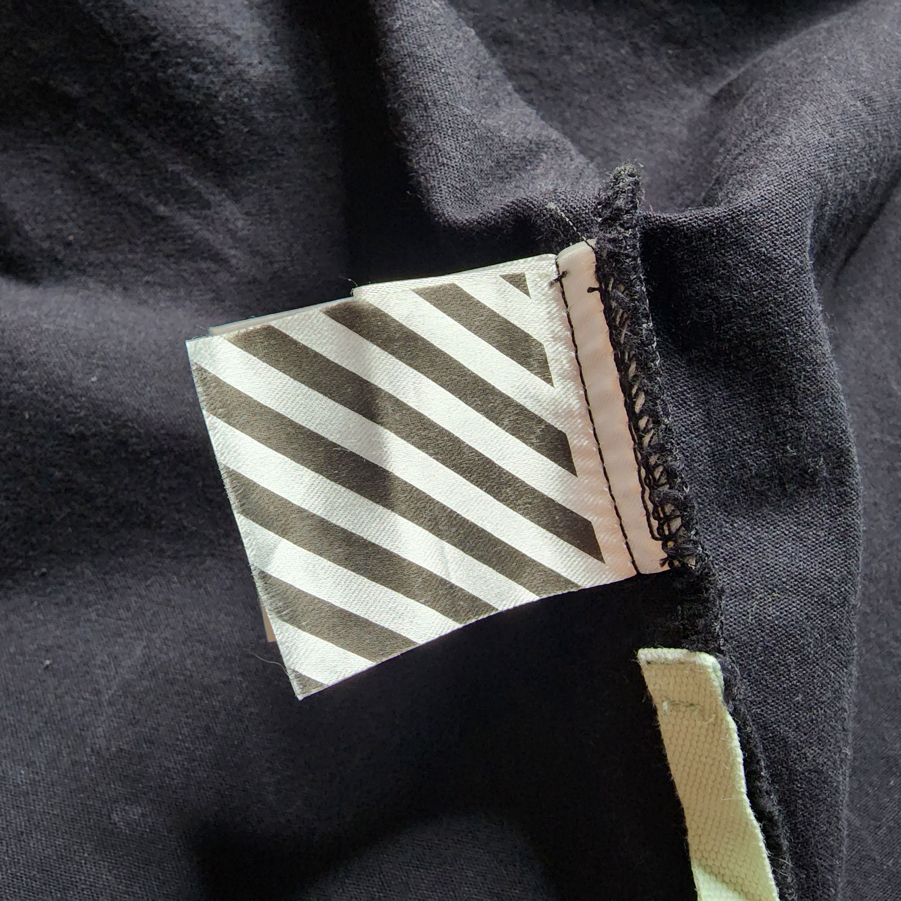 Off-White Off-White - SS17 Diagonals Spray Oversized Denim Shirt Size US XS / EU 42 / 0 - 5 Thumbnail