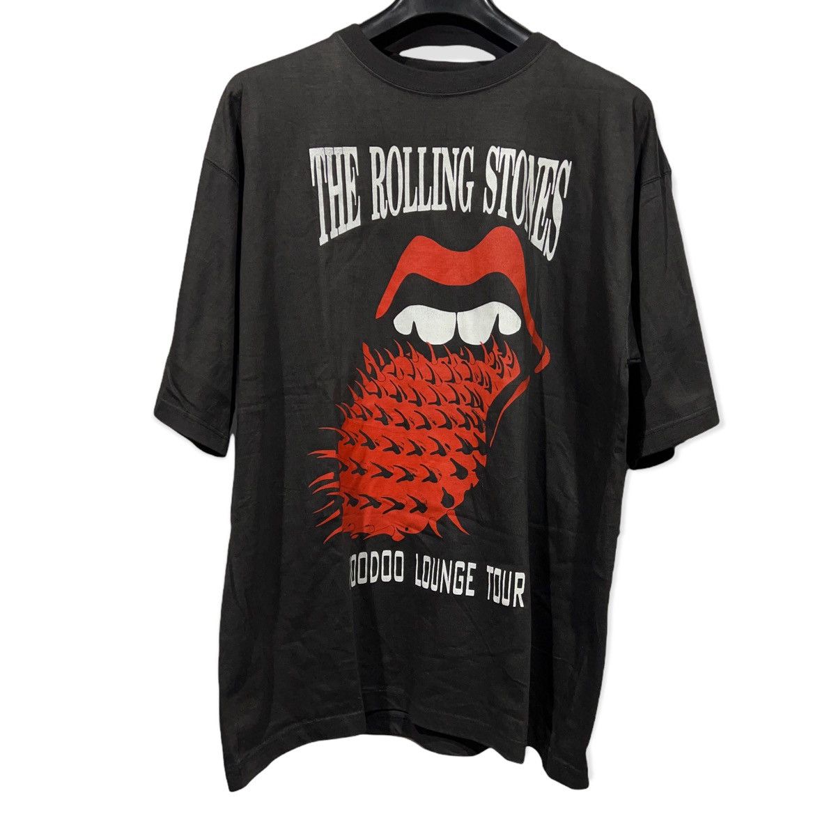 image of Band Tees x The Rolling Stones 1995 Vintage Tour T Shirt in Black, Men's (Size 2XL)