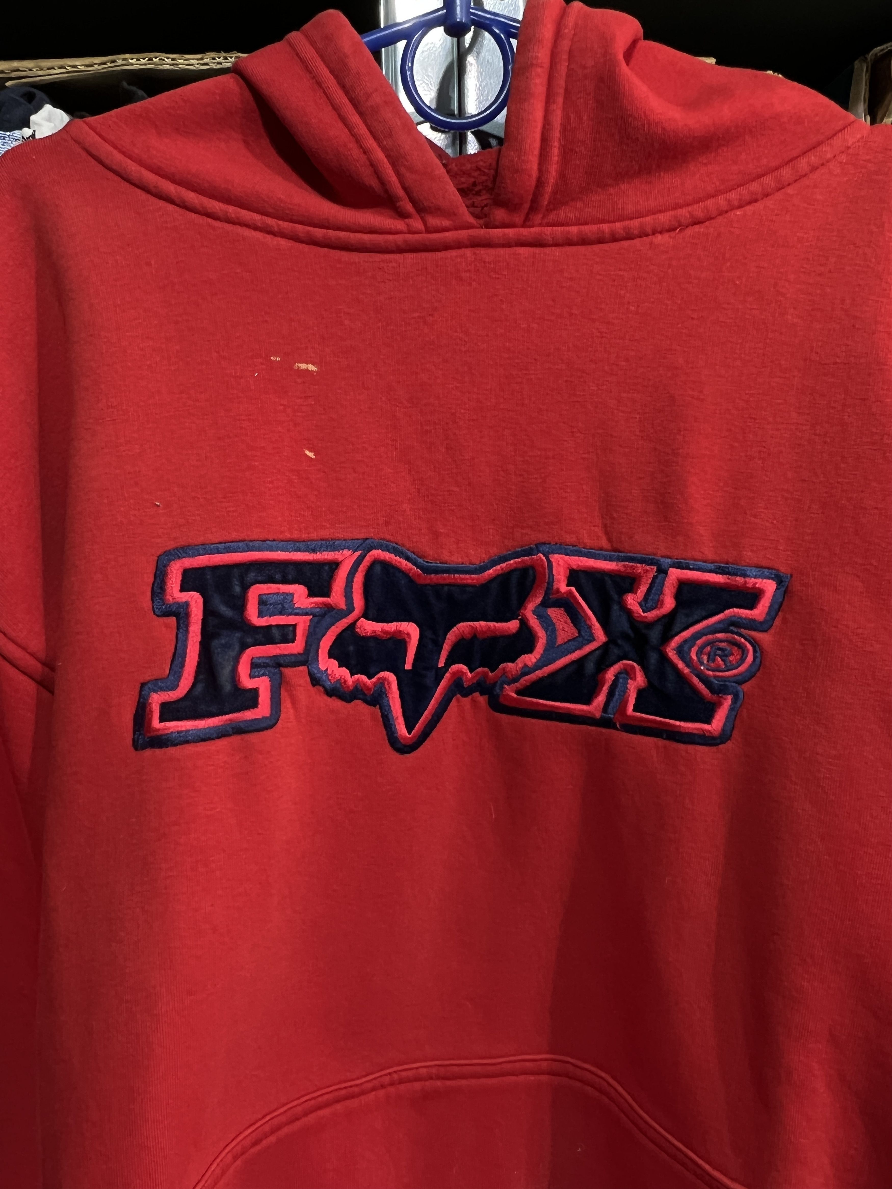 Fox Racing × Vintage Vintage FOX Racing Hoodie Size US L / EU 52-54 / 3 - 2 Thumbnail