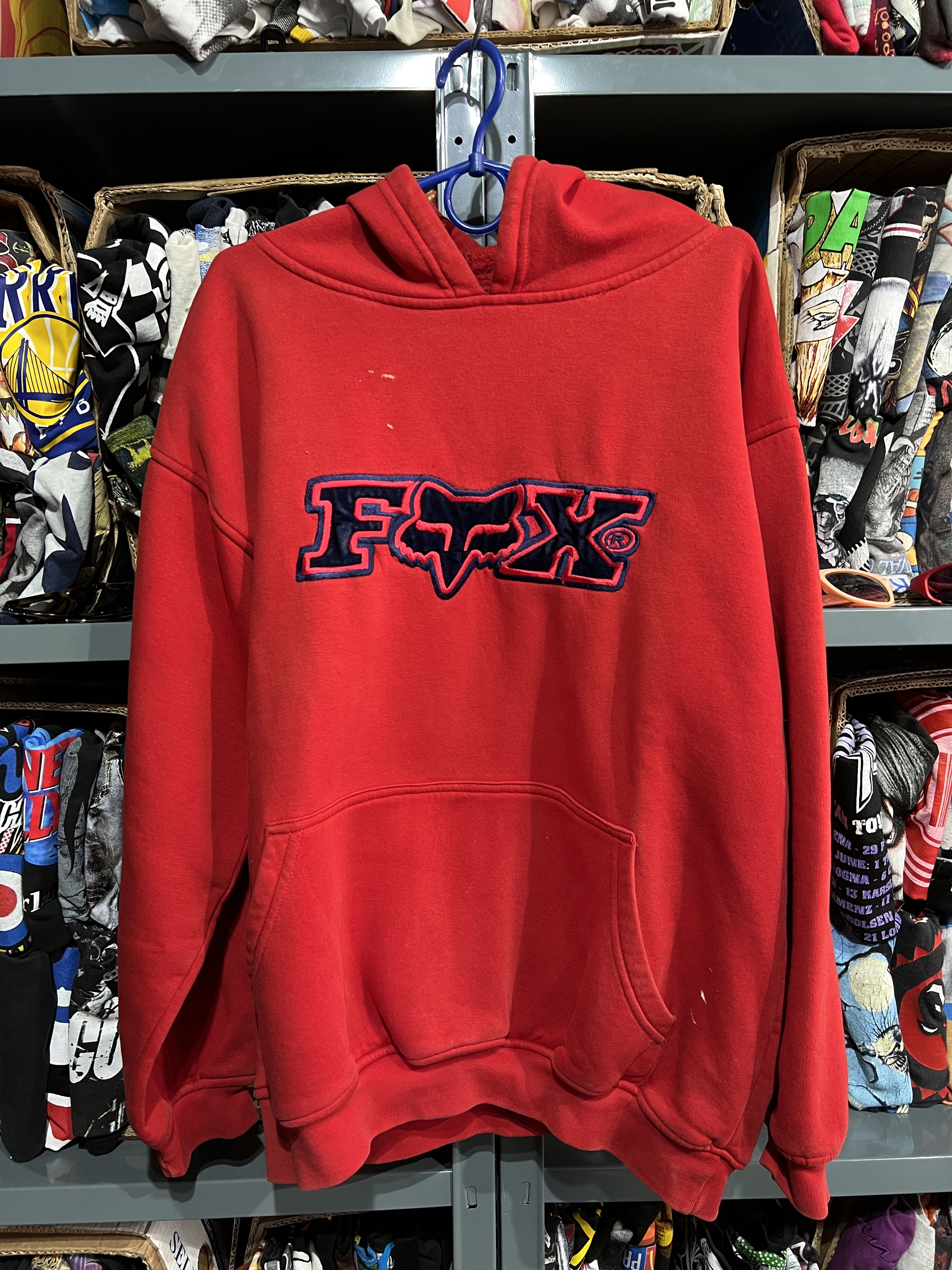 Fox Racing × Vintage Vintage FOX Racing Hoodie Size US L / EU 52-54 / 3 - 1 Thumbnail
