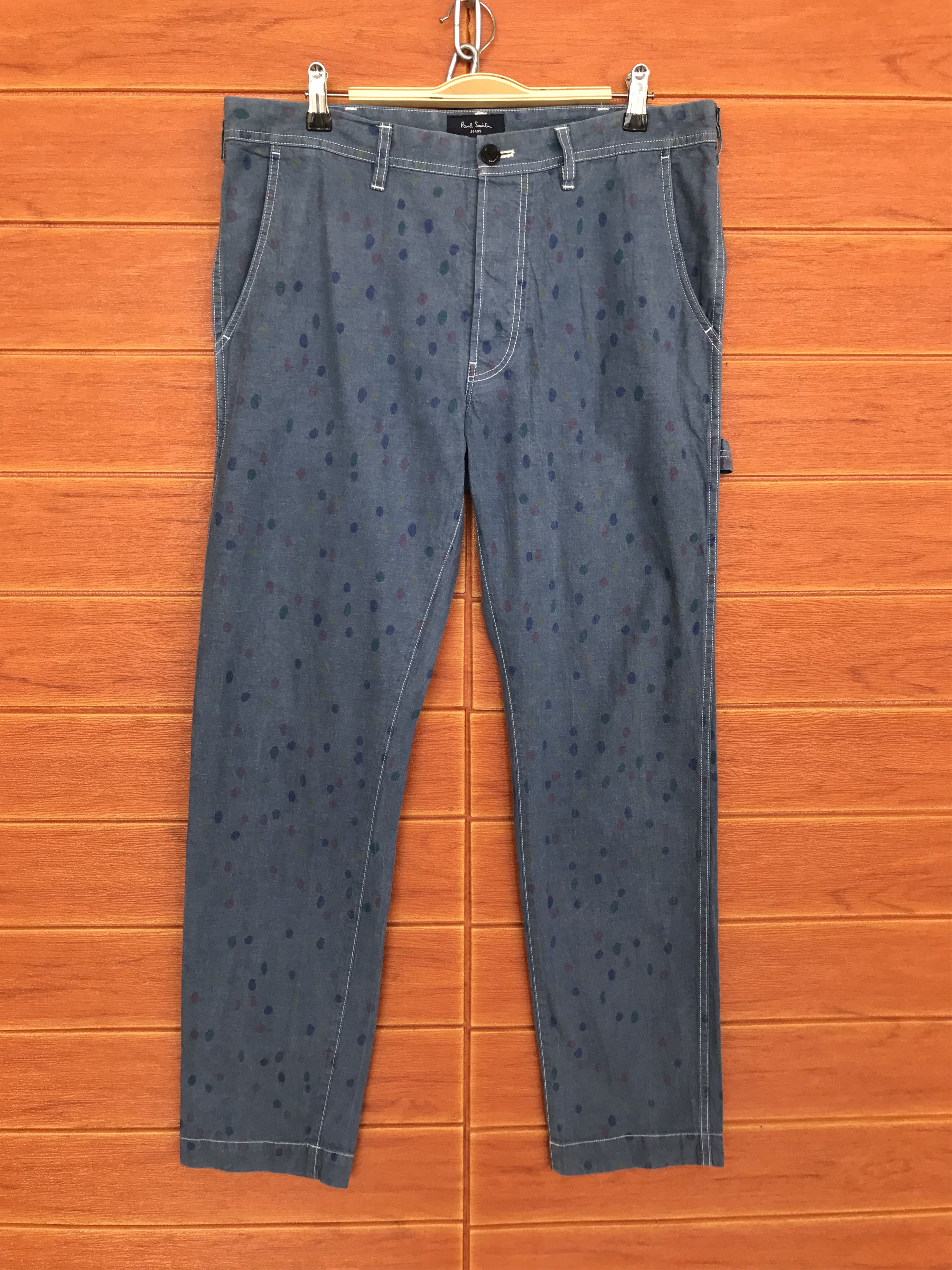 Paul Smith Jeans Polka dot Print Denim Pants