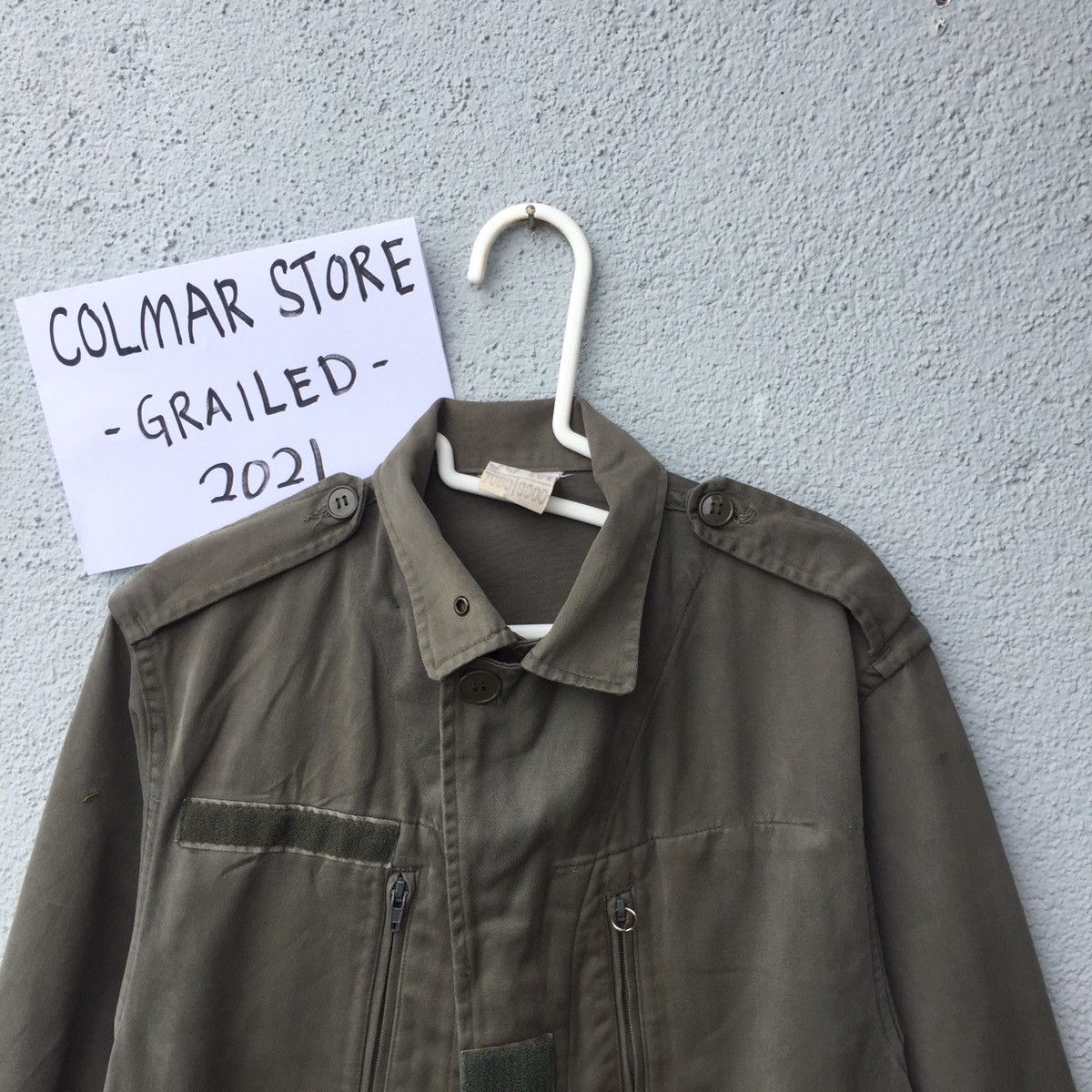 Army Of Me Vintage French Army Vetifler Flers 1987 Field Jacket Size US M / EU 48-50 / 2 - 2 Thumbnail