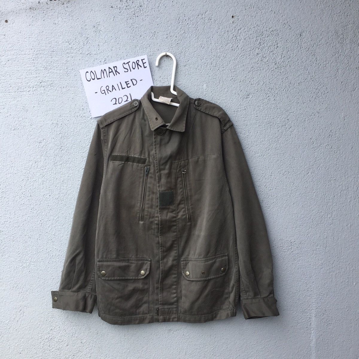 Army Of Me Vintage French Army Vetifler Flers 1987 Field Jacket Size US M / EU 48-50 / 2 - 1 Thumbnail