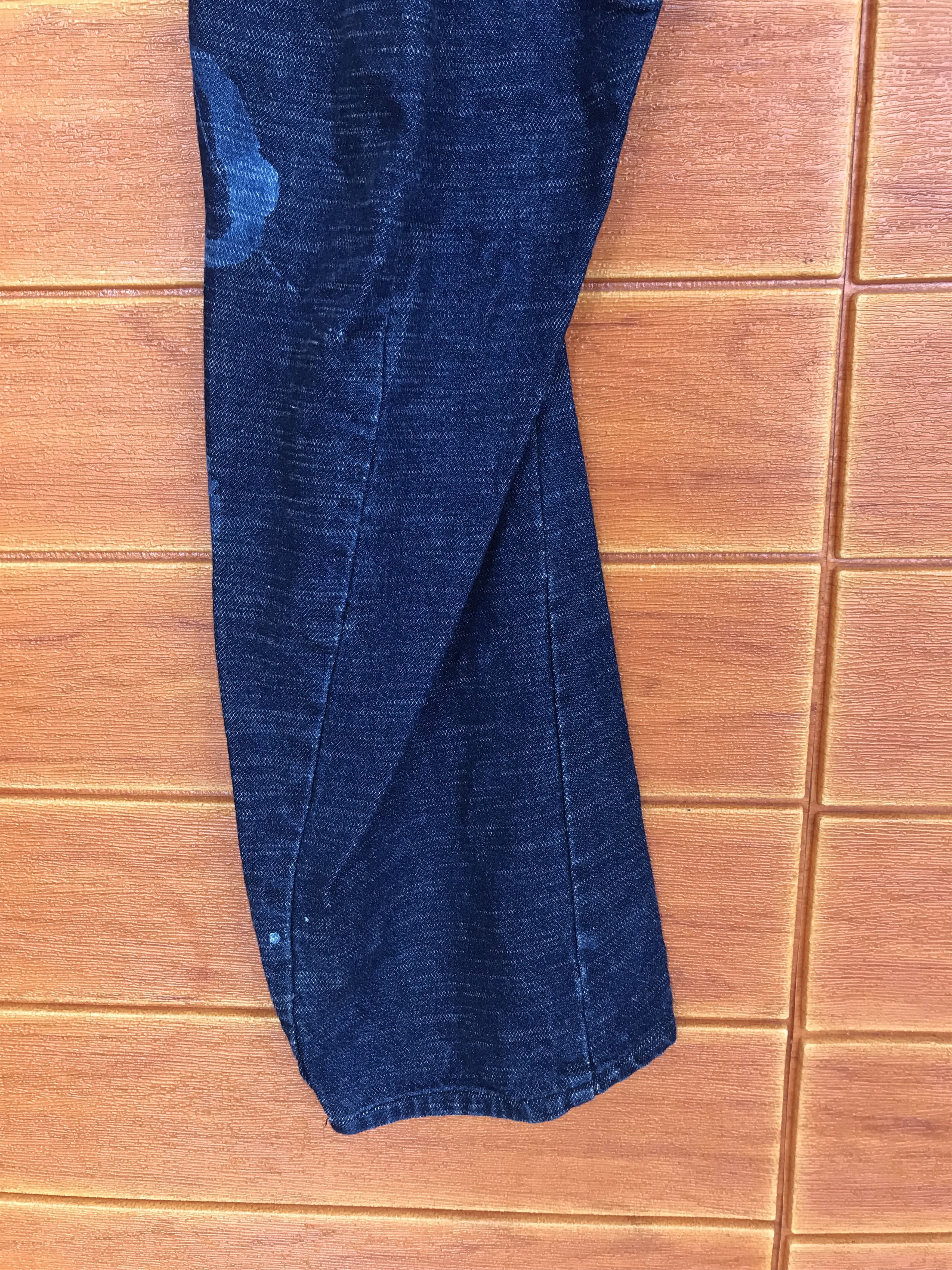 5351 POUR LES HOMMES 291295=HOMME Indigo Paint Denim Jeans Size US 30 / EU 46 - 4 Thumbnail
