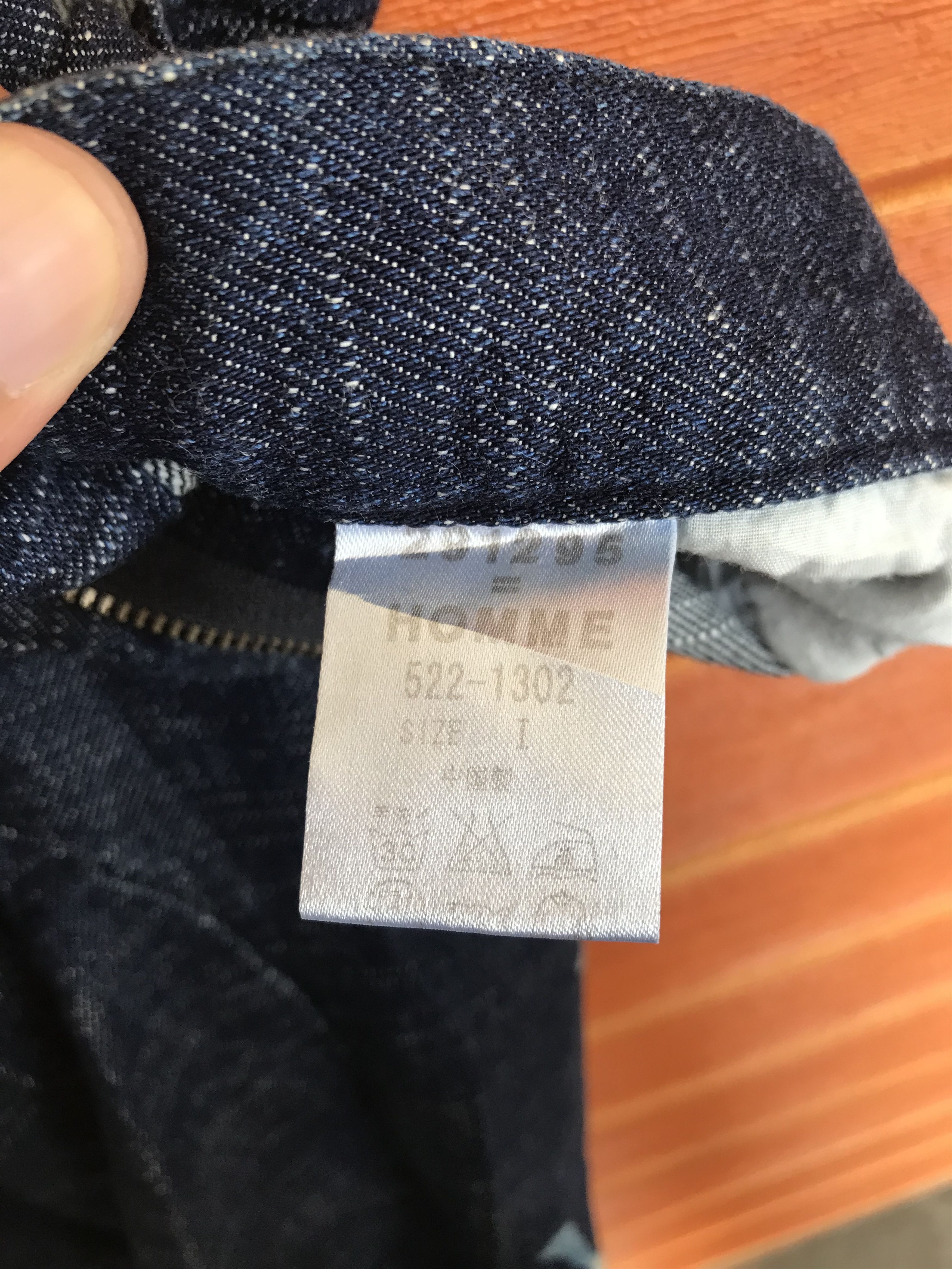 5351 POUR LES HOMMES 291295=HOMME Indigo Paint Denim Jeans Size US 30 / EU 46 - 17 Thumbnail
