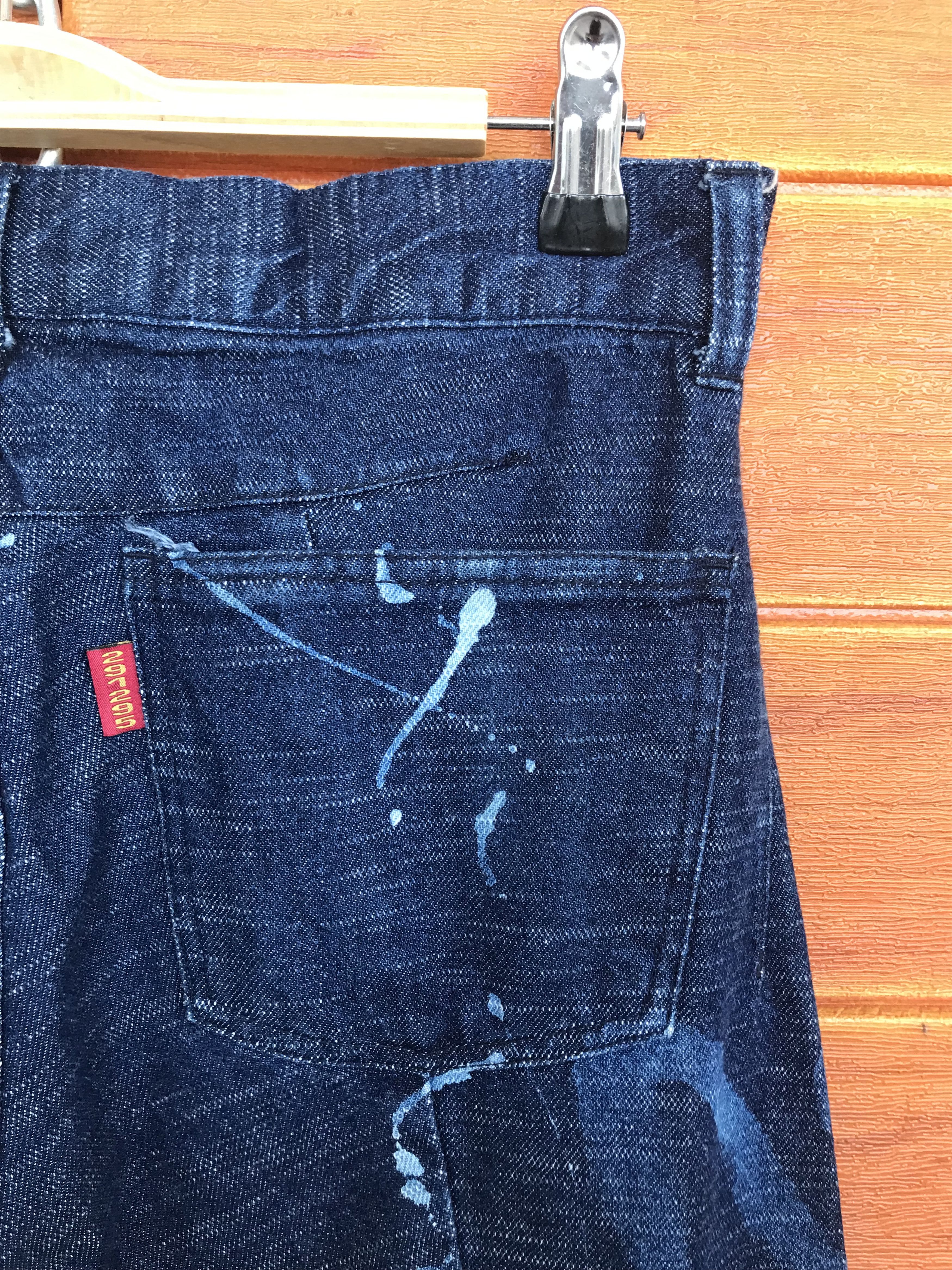 5351 POUR LES HOMMES 291295=HOMME Indigo Paint Denim Jeans Size US 30 / EU 46 - 13 Thumbnail