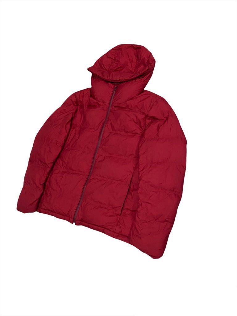 Japanese Brand × Uniqlo 💥best offer💥Uniqlo Puffer Jacket Hoodie red colour Size US L / EU 52-54 / 3 - 3 Thumbnail