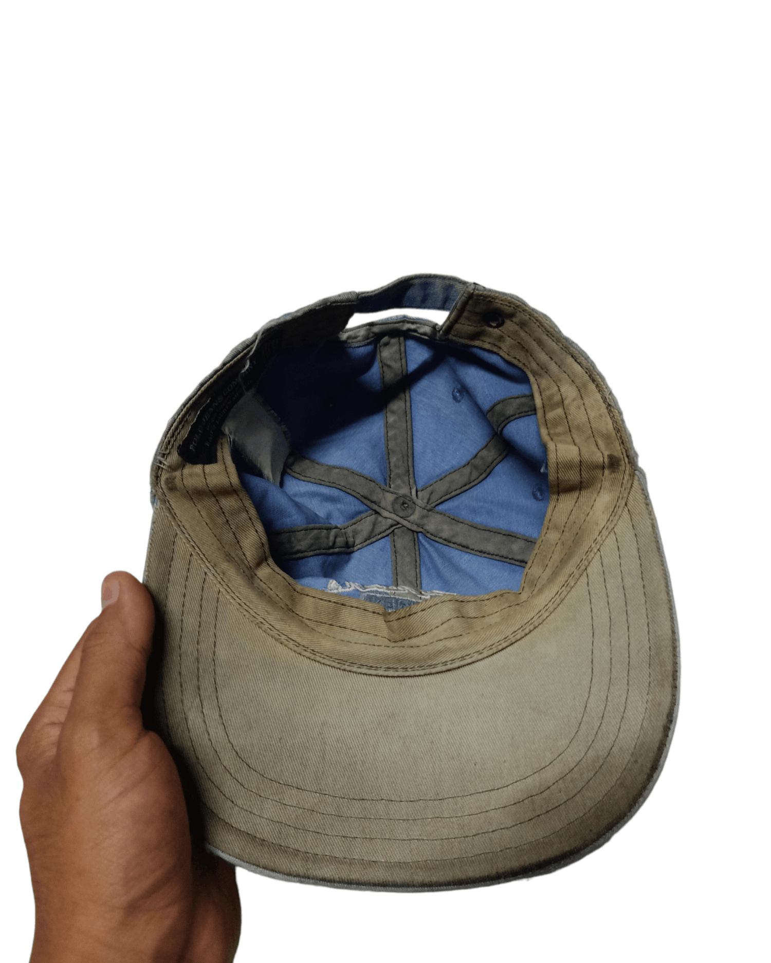 Polo Ralph Lauren × Ralph Lauren Vintage Polo Jeans Ralph Lauren Denim Cap Size ONE SIZE - 5 Thumbnail