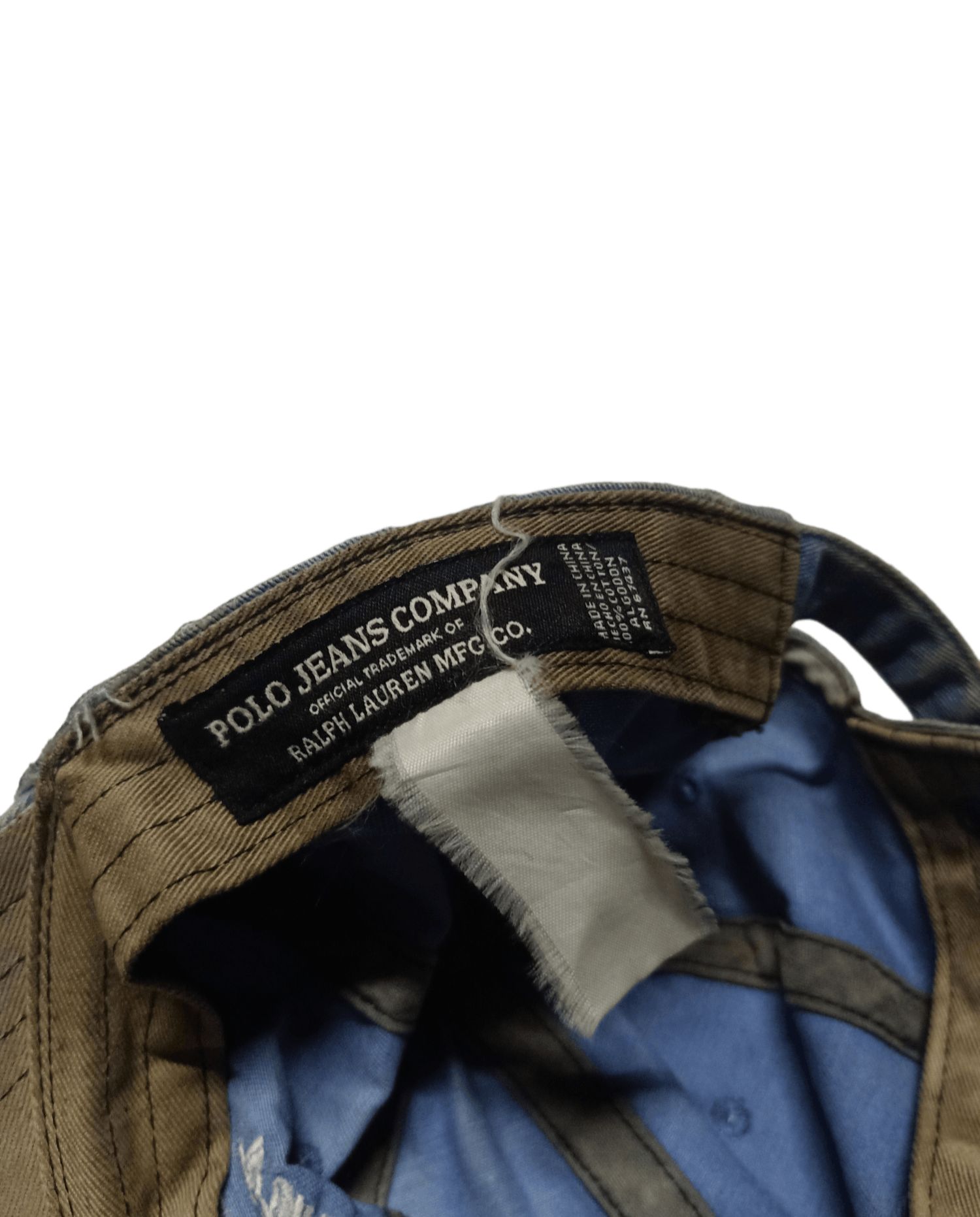 Polo Ralph Lauren × Ralph Lauren Vintage Polo Jeans Ralph Lauren Denim Cap Size ONE SIZE - 2 Thumbnail