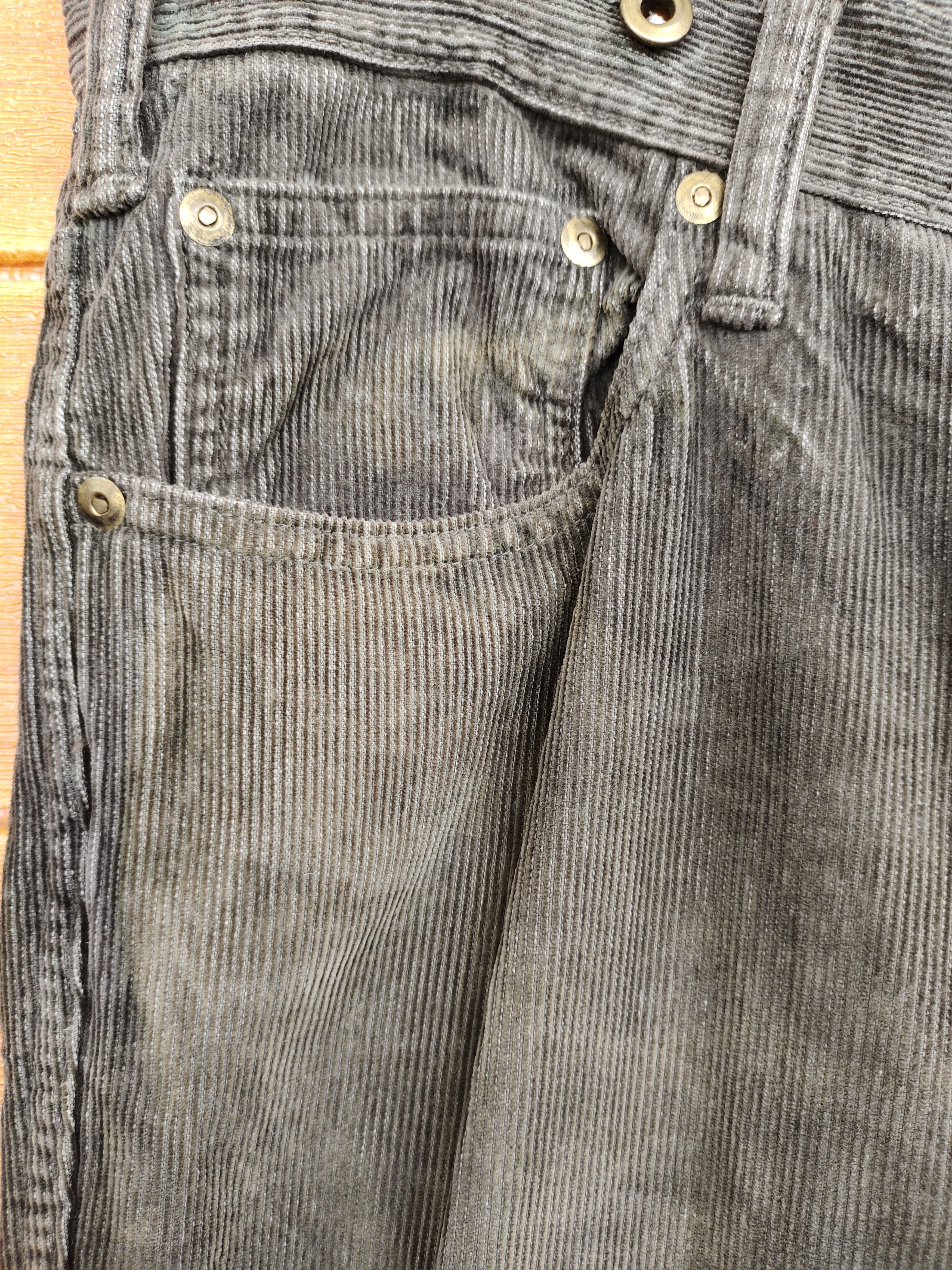 Chimala Vintage 90s Chimala Japan Faded Velvet Denim Pants Size US 30 / EU 46 - 6 Thumbnail