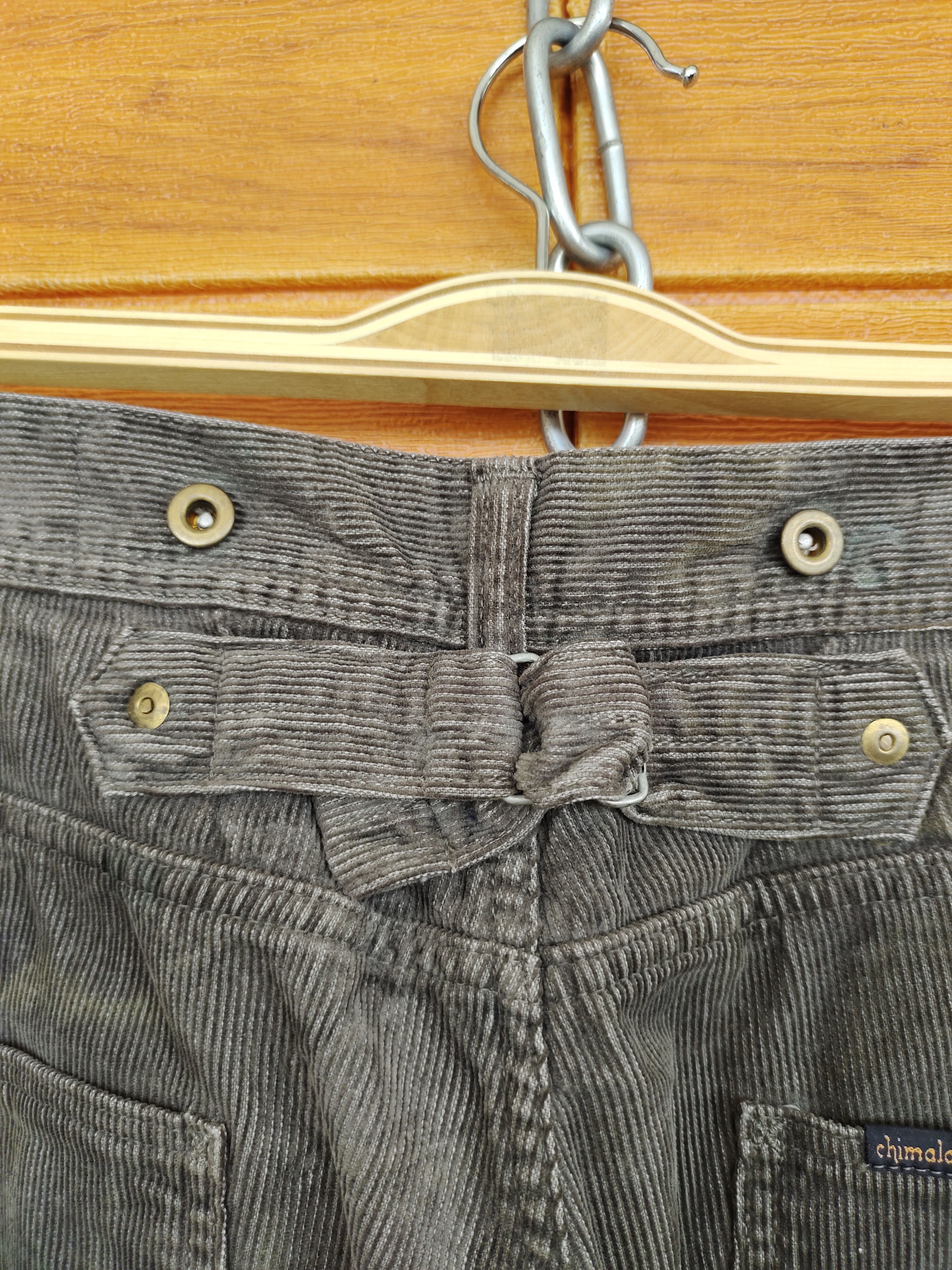 Chimala Vintage 90s Chimala Japan Faded Velvet Denim Pants Size US 30 / EU 46 - 14 Thumbnail