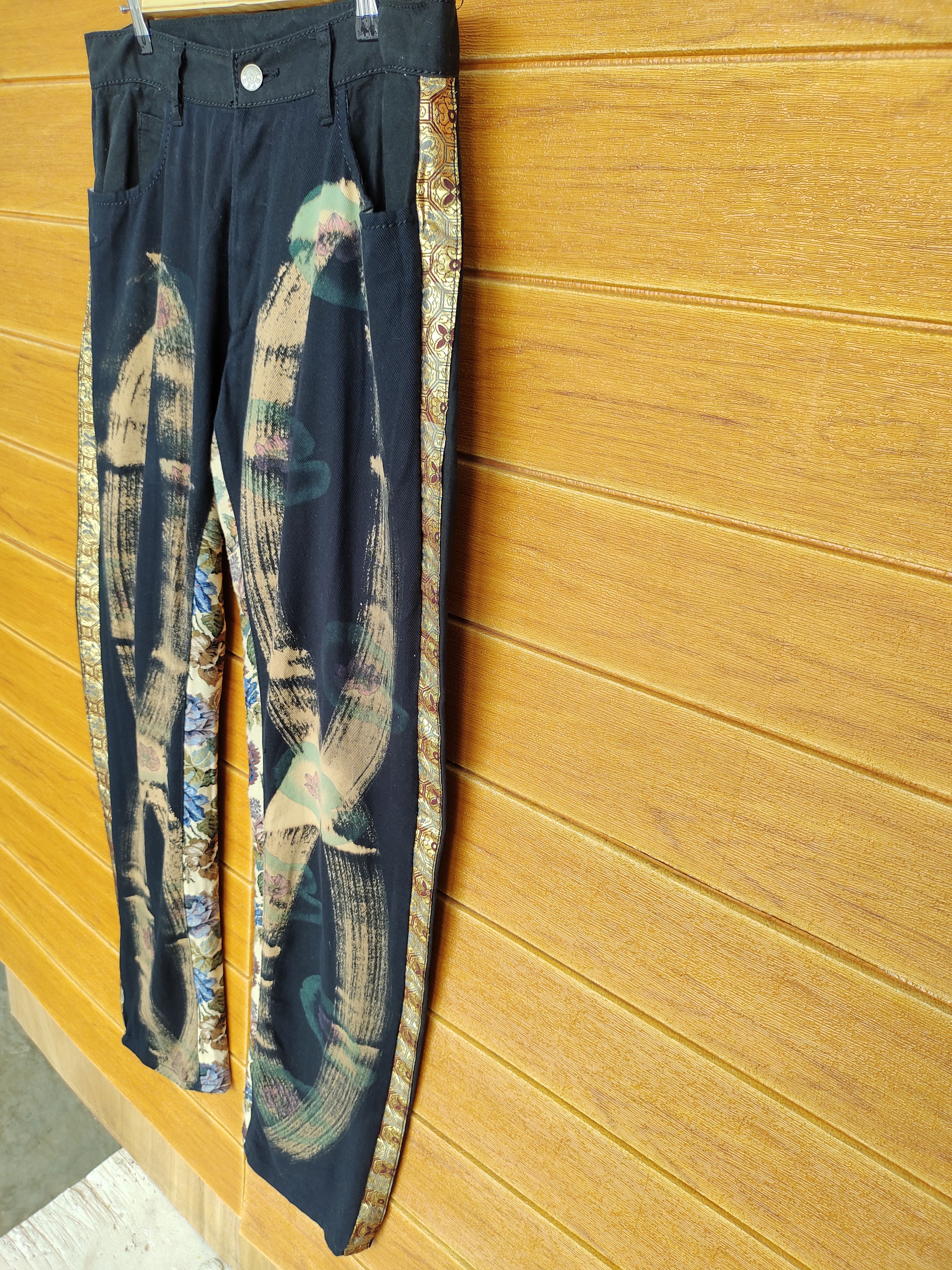 Karakuri Tamashii Vintage Japanese GEMSTONE Denim Pants Karakuri Tamashi Style Size US 32 / EU 48 - 6 Thumbnail