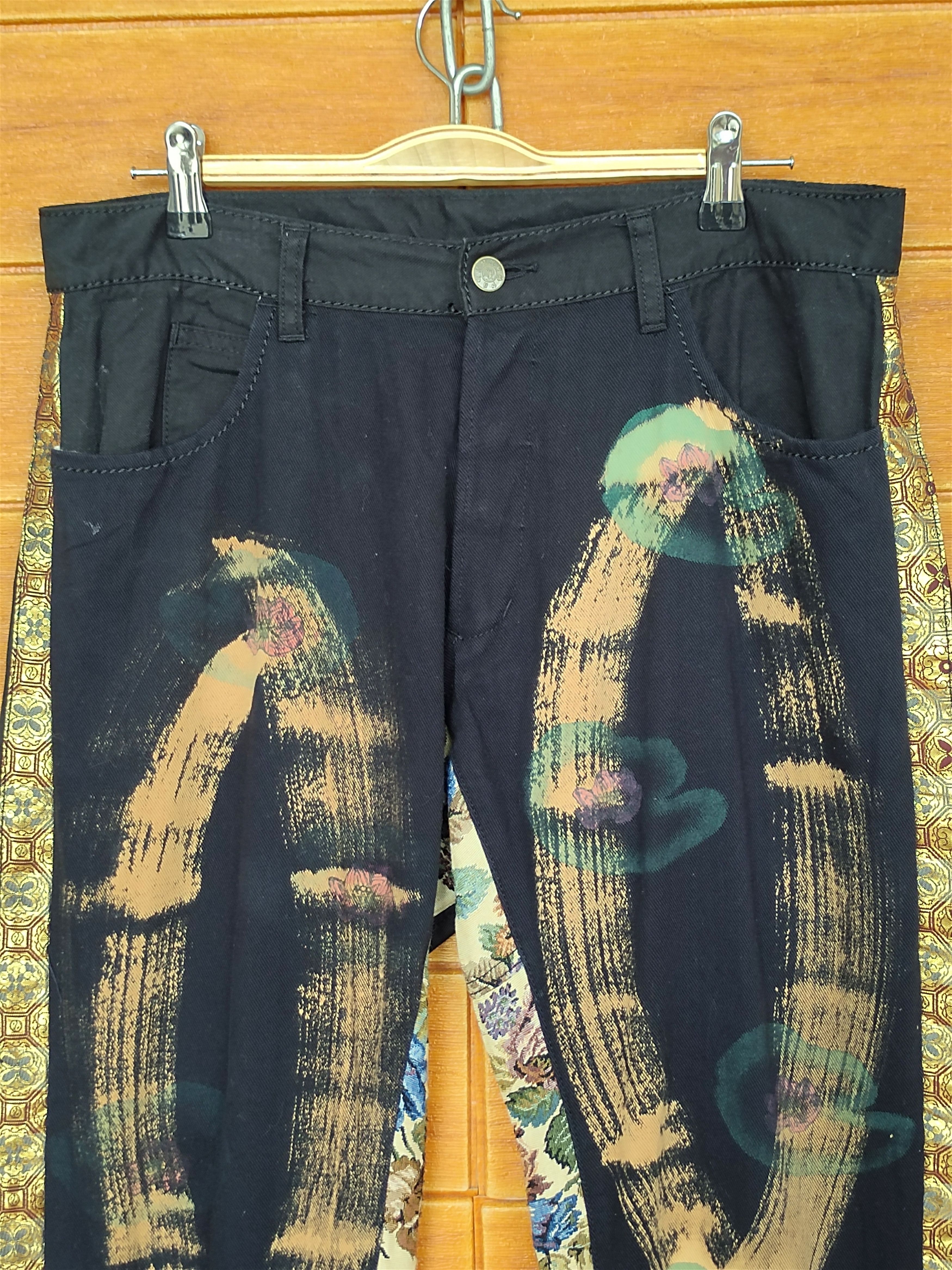 Karakuri Tamashii Vintage Japanese GEMSTONE Denim Pants Karakuri Tamashi Style Size US 32 / EU 48 - 2 Thumbnail