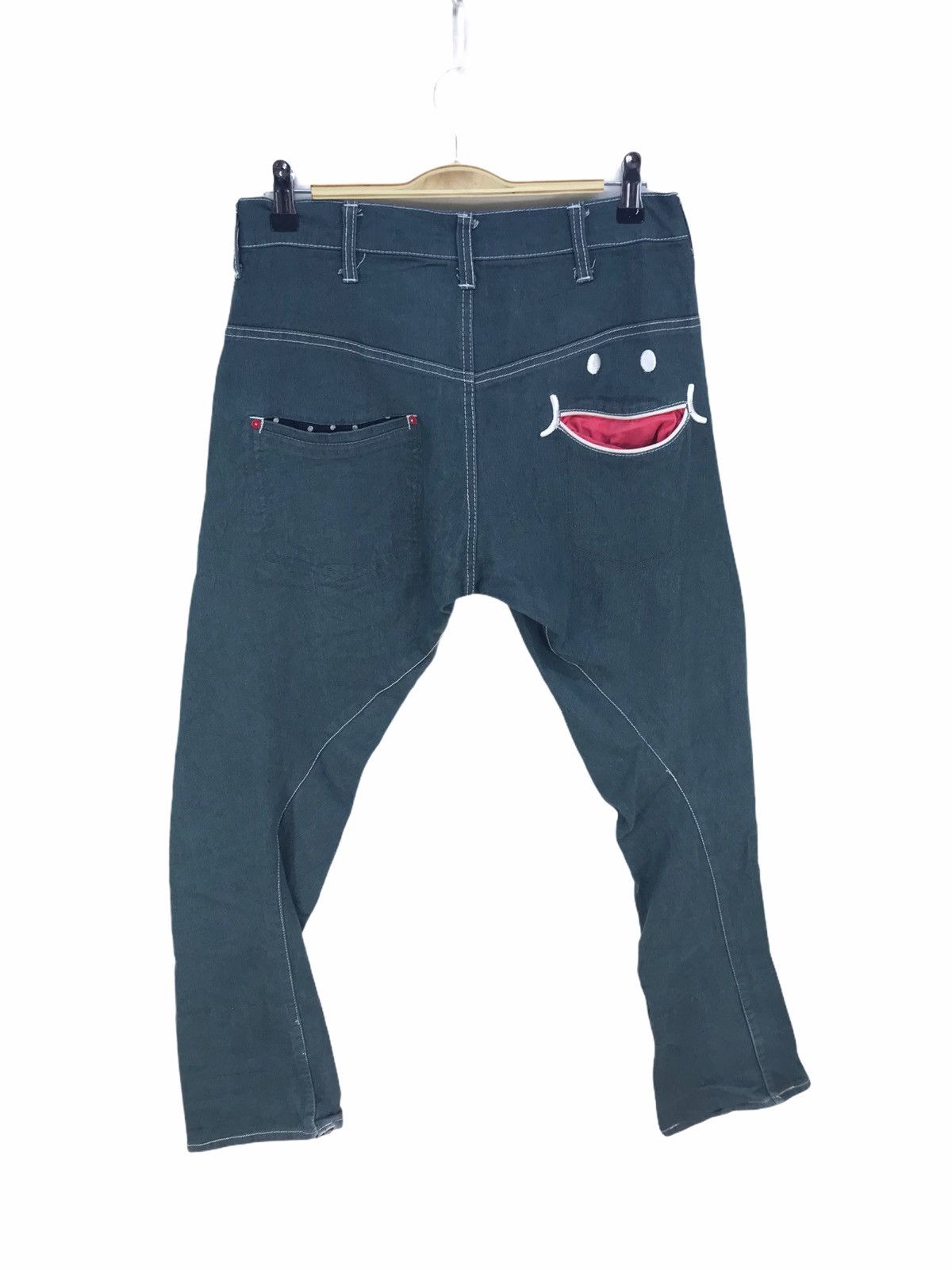 Comme des Garcons × Undercover Japanese Brand Up! Smile Irregular Pants Size US 30 / EU 46 - 2 Thumbnail