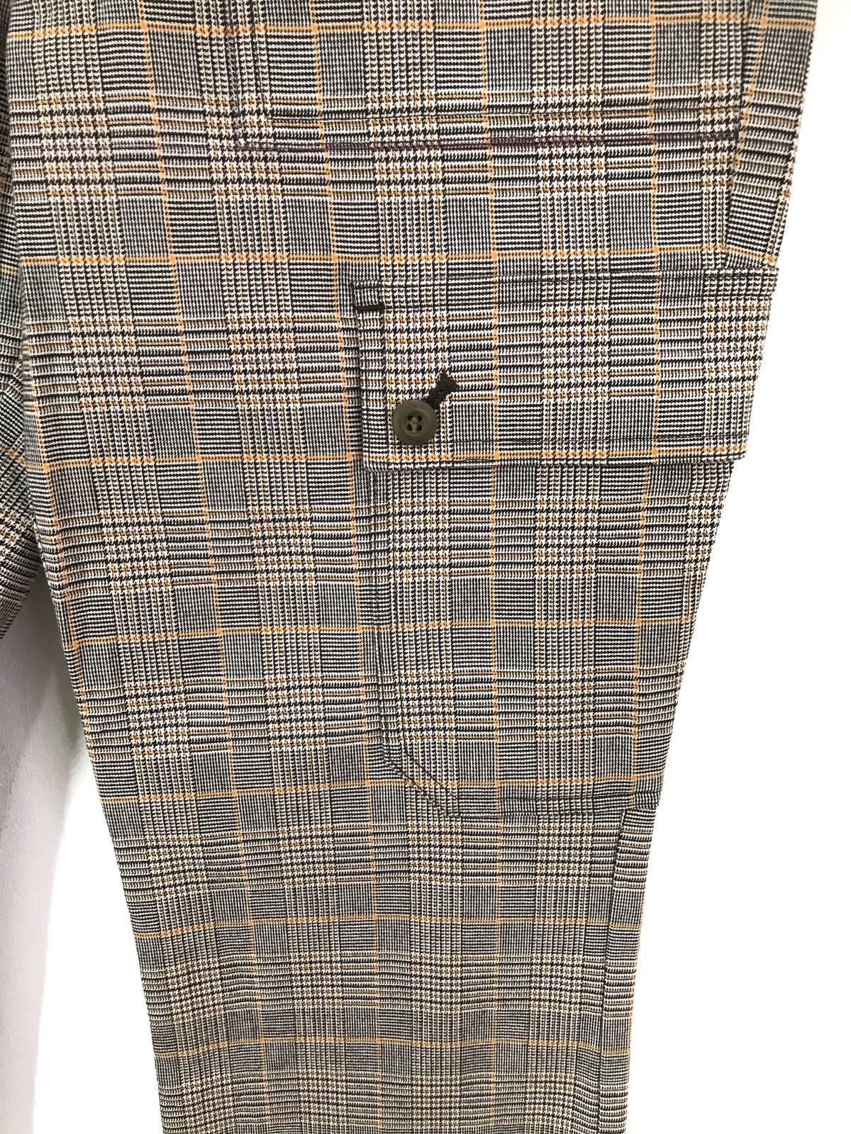 Japanese Brand Japanese Brand designer Checkered stretchable Cargo Pants Size US 30 / EU 46 - 4 Thumbnail