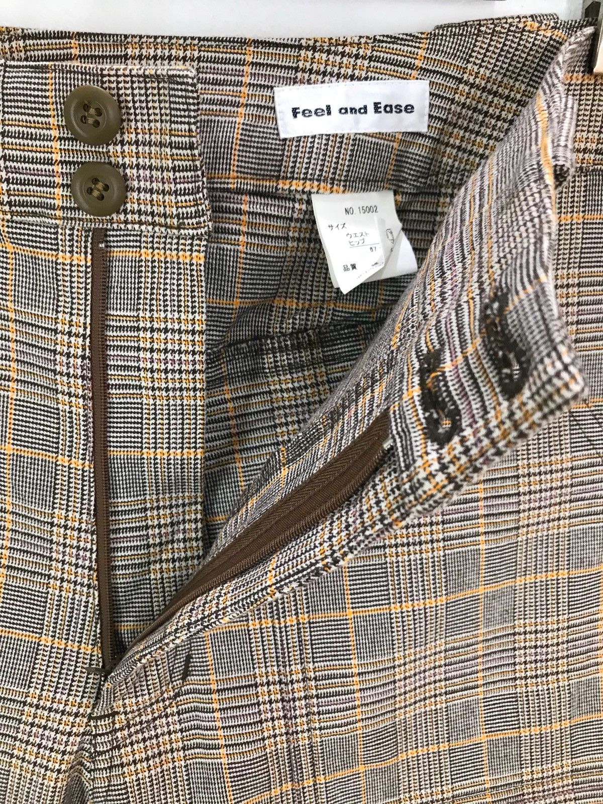 Japanese Brand Japanese Brand designer Checkered stretchable Cargo Pants Size US 30 / EU 46 - 13 Thumbnail
