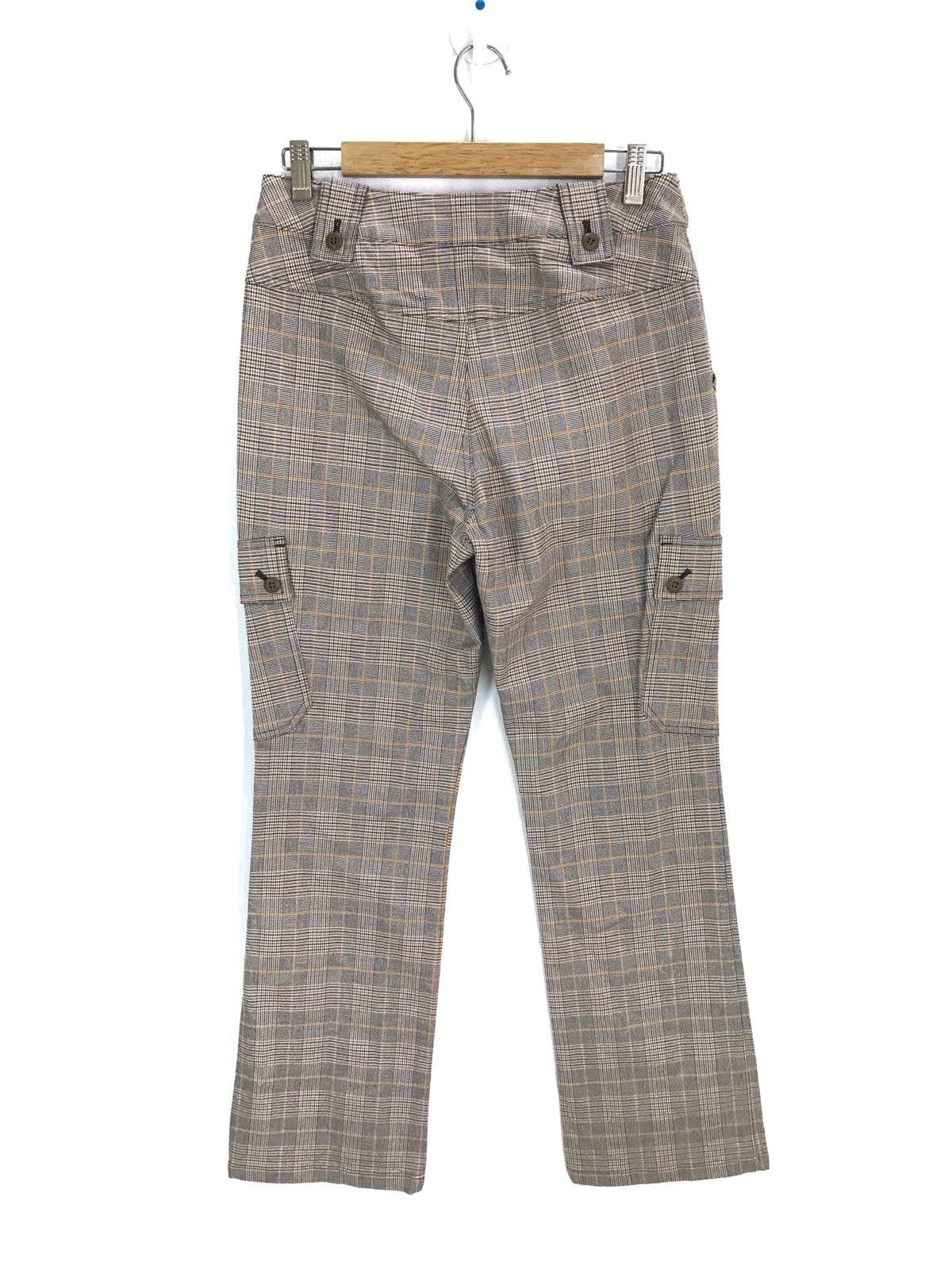 Japanese Brand Japanese Brand designer Checkered stretchable Cargo Pants Size US 30 / EU 46 - 7 Thumbnail