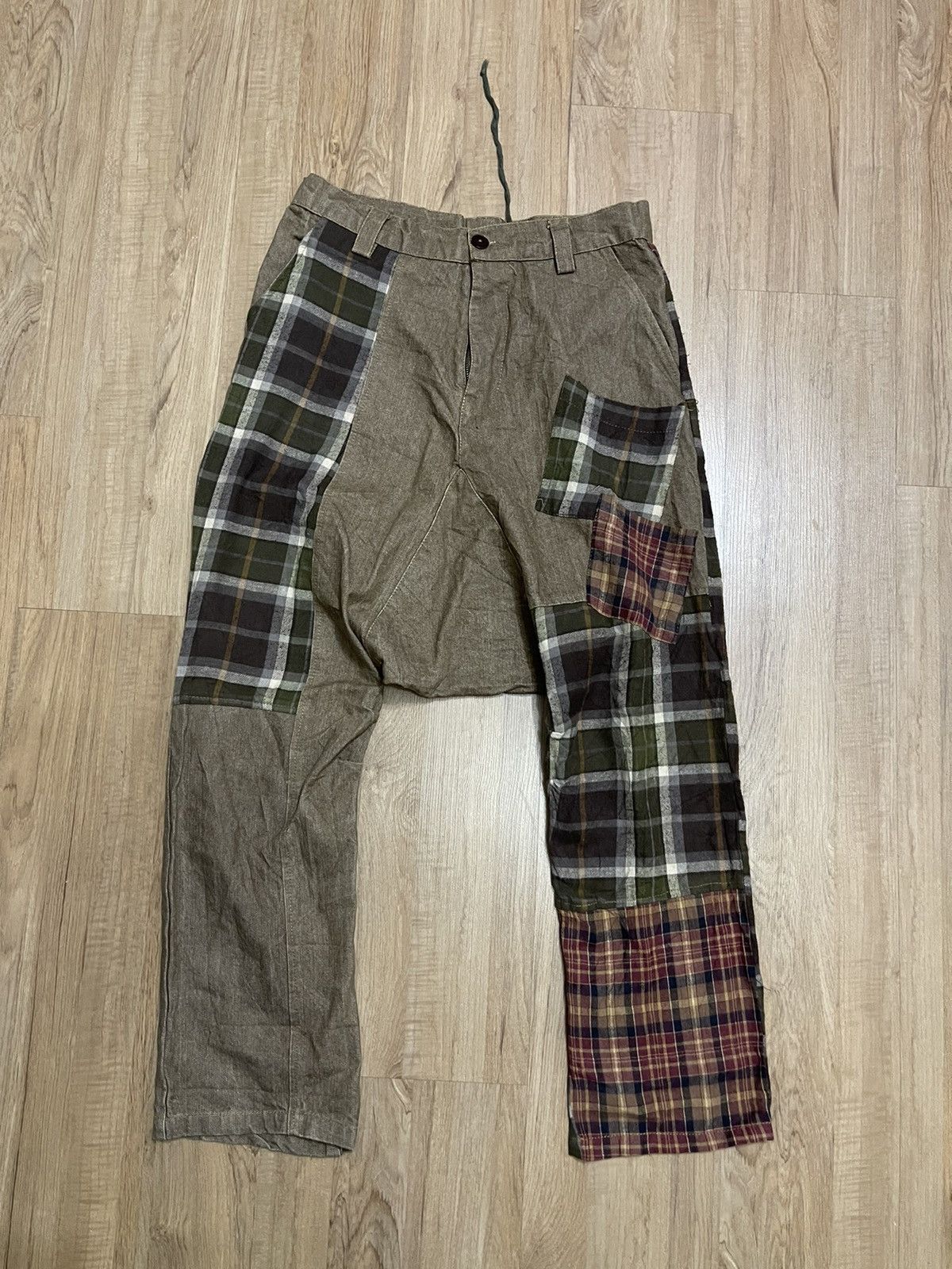 Japanese Brand Phoenix Patchworks Baggy Style Denim Pants