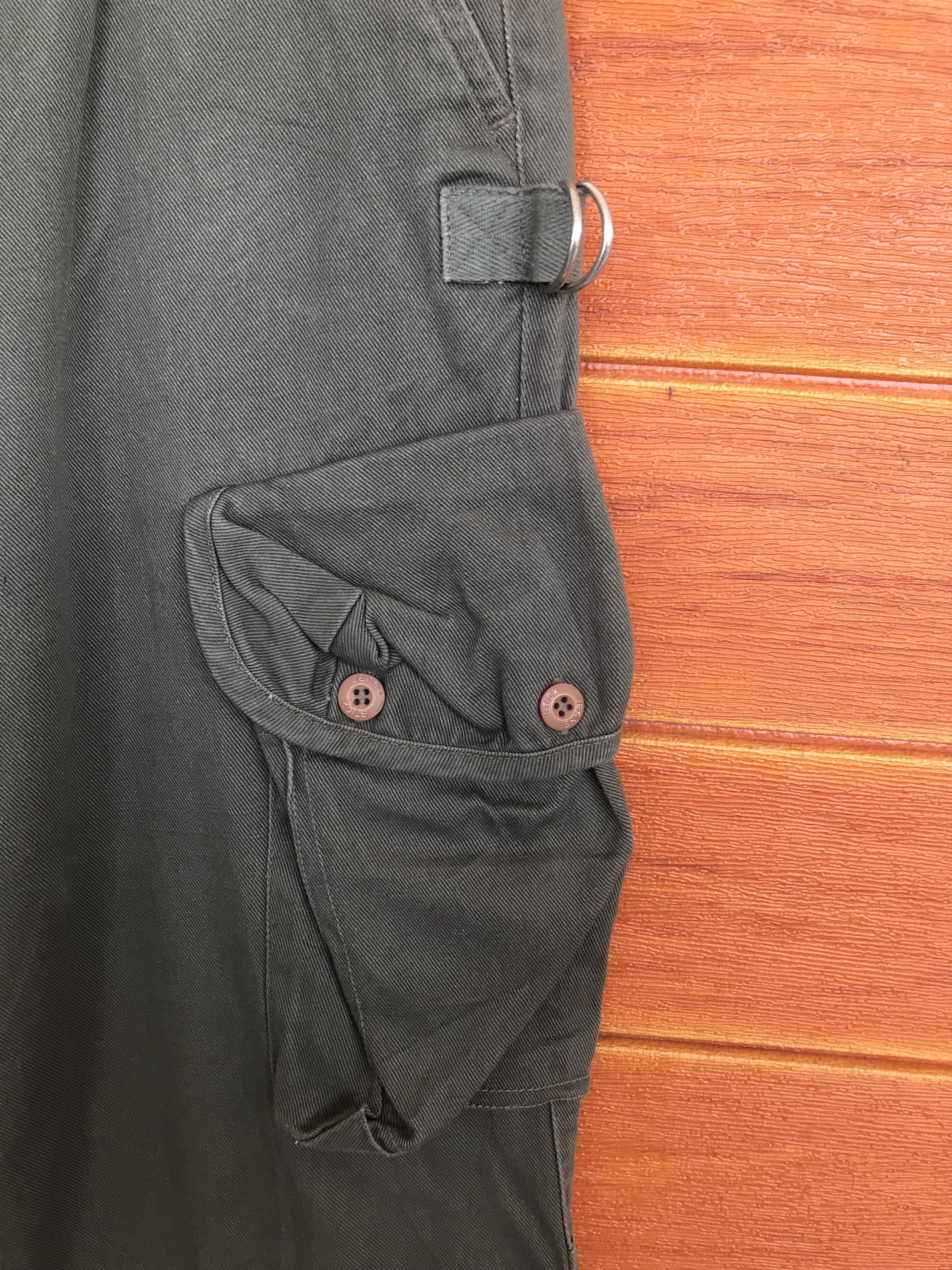 Hysteric Glamour Japanese Brand Olive Green Military Cargo Pants Size US 28 / EU 44 - 6 Thumbnail