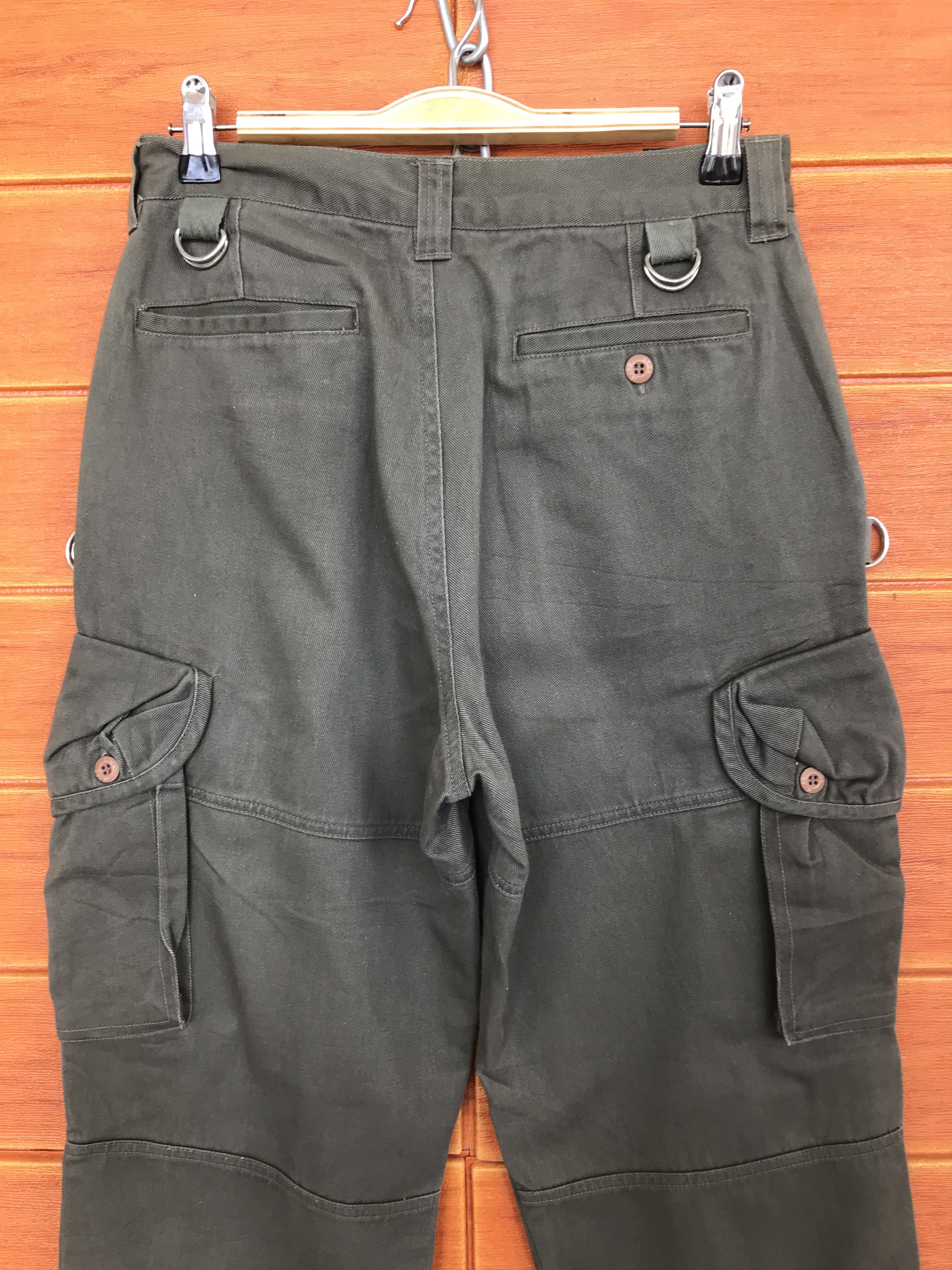 Hysteric Glamour Japanese Brand Olive Green Military Cargo Pants Size US 28 / EU 44 - 9 Thumbnail