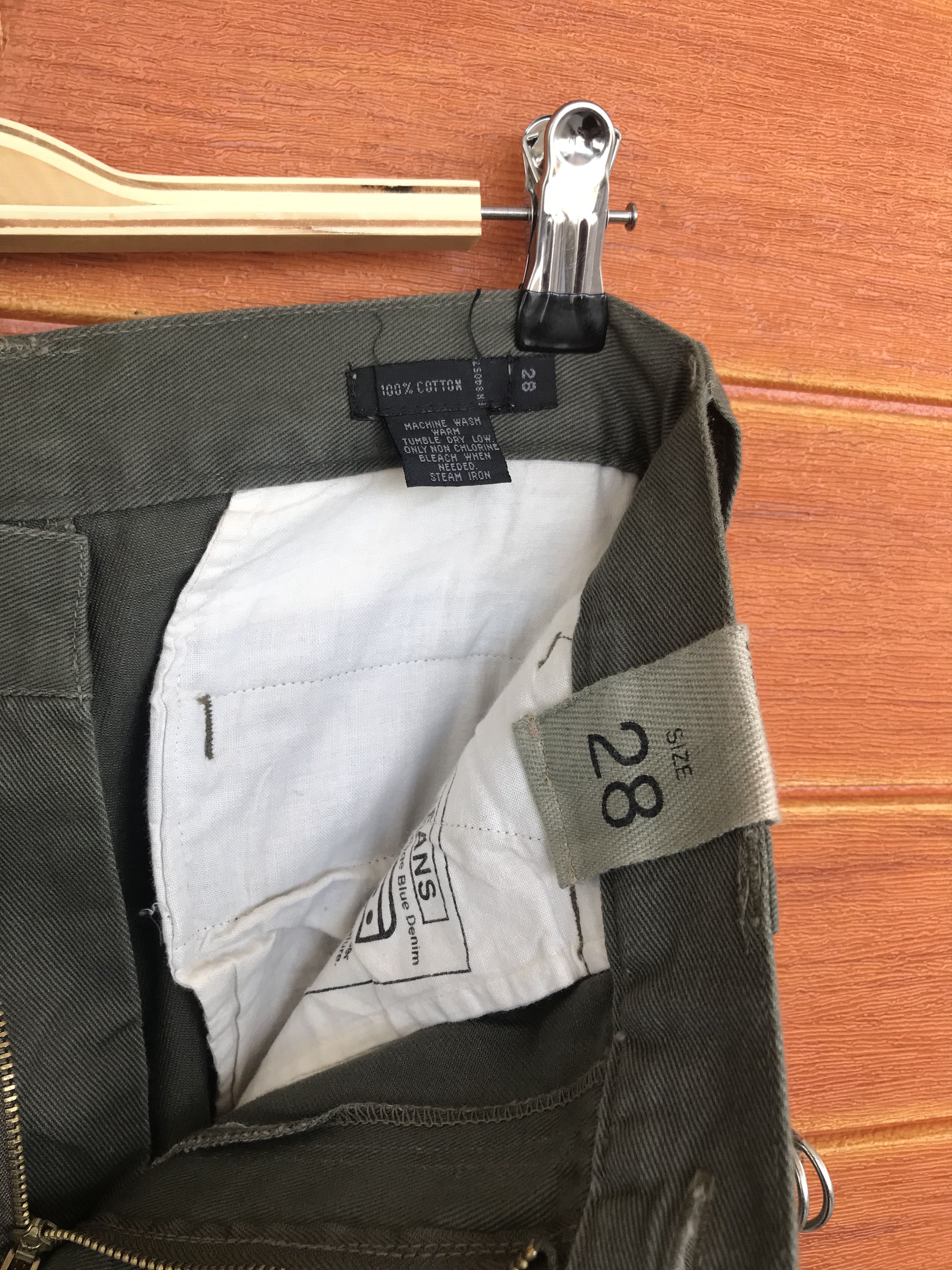 Hysteric Glamour Japanese Brand Olive Green Military Cargo Pants Size US 28 / EU 44 - 16 Thumbnail