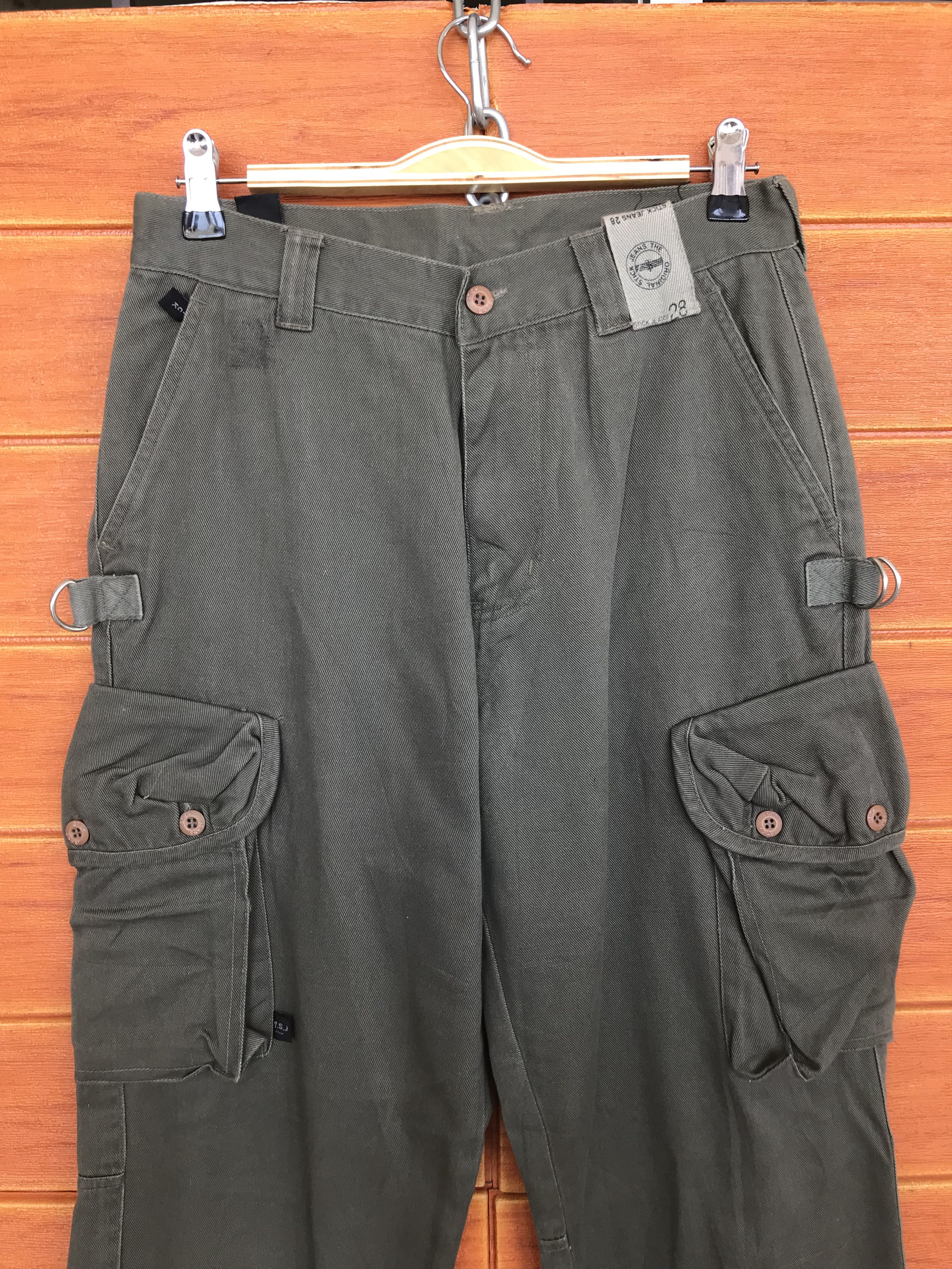 Hysteric Glamour Japanese Brand Olive Green Military Cargo Pants Size US 28 / EU 44 - 2 Thumbnail