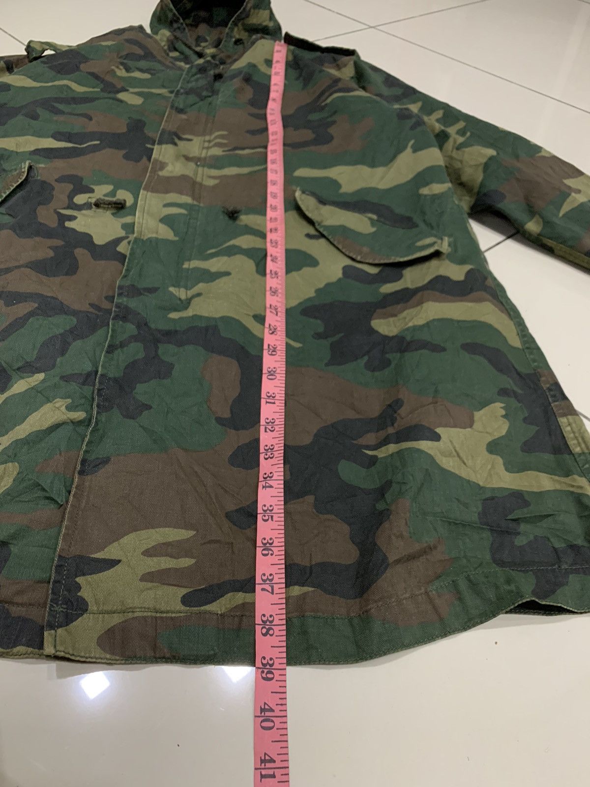 Vintage PARACHUTING INSULATION CAMOUFLAGE PARKA Size US L / EU 52-54 / 3 - 3 Thumbnail