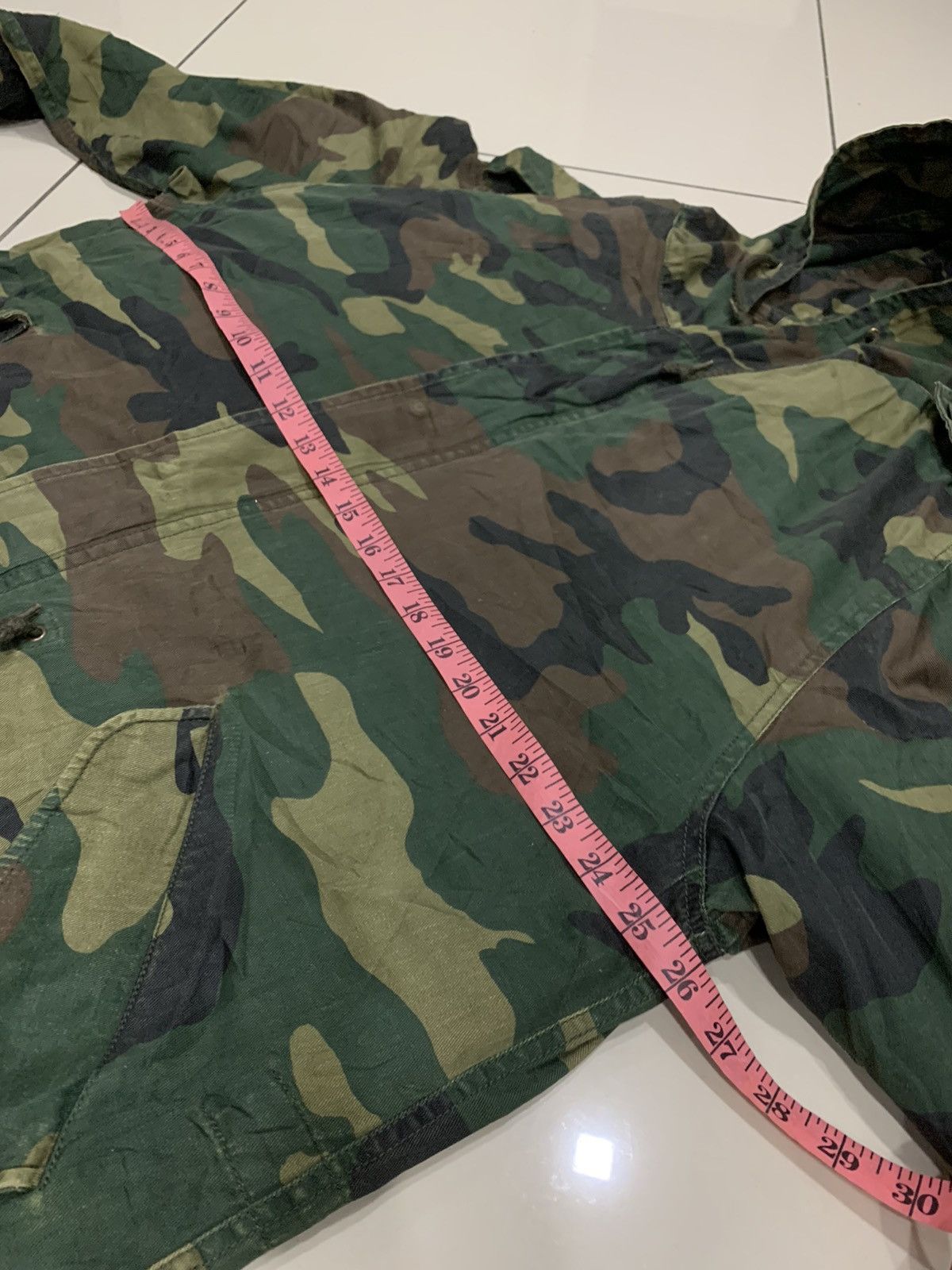 Vintage PARACHUTING INSULATION CAMOUFLAGE PARKA Size US L / EU 52-54 / 3 - 4 Thumbnail