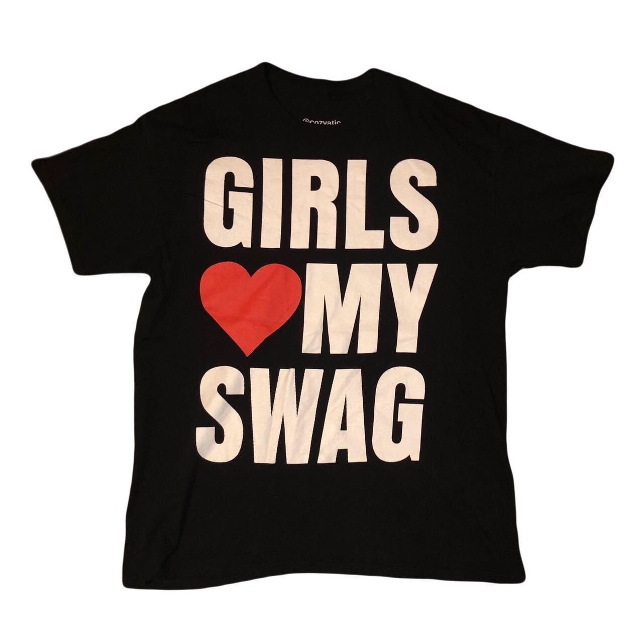 Vintage Cozyatic "Girls Love My Swag" Shirt Size US L / EU 52-54 / 3 - 1 Preview