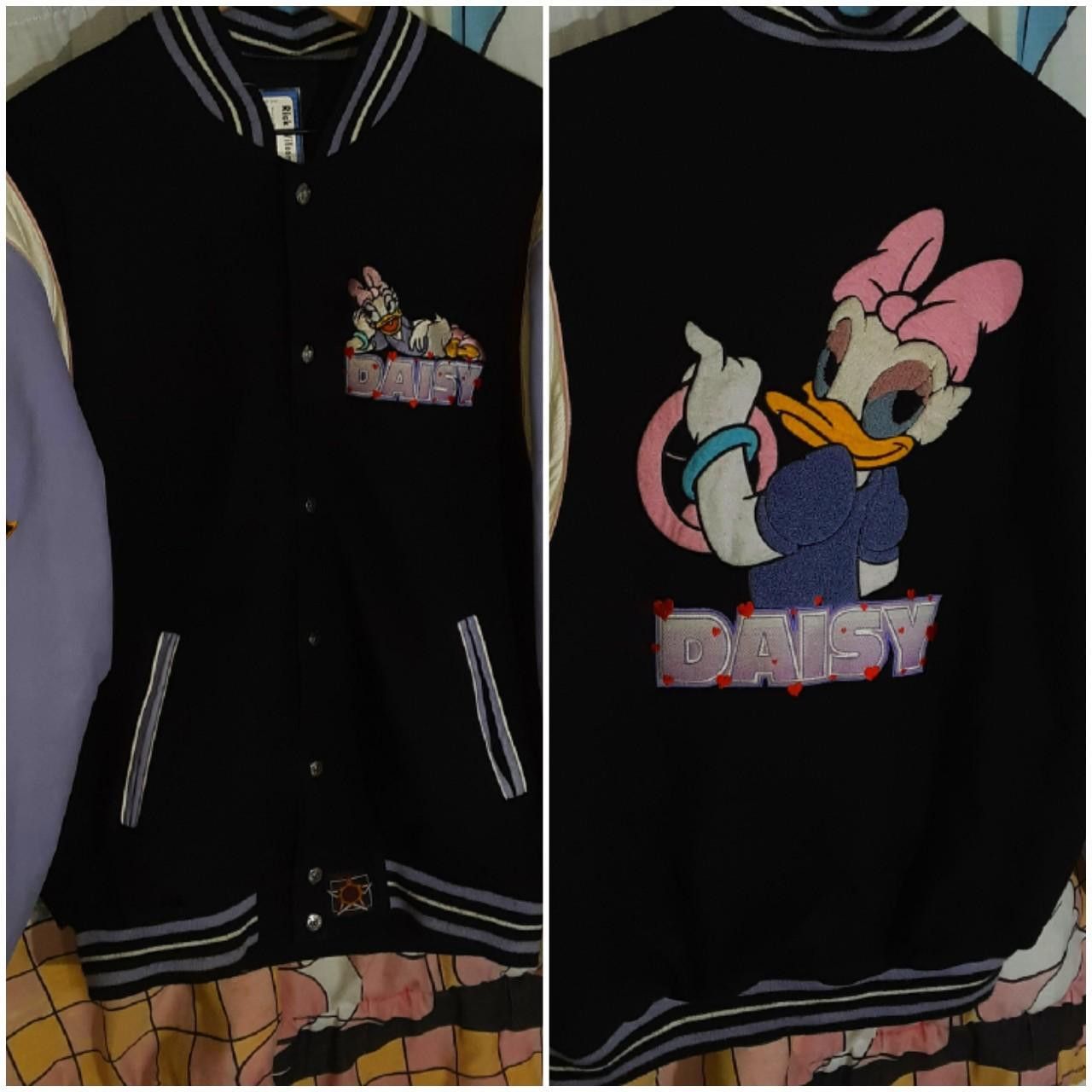 Disney × Jh Design nascar Disney racing daisy duck Leather/Reversible ...