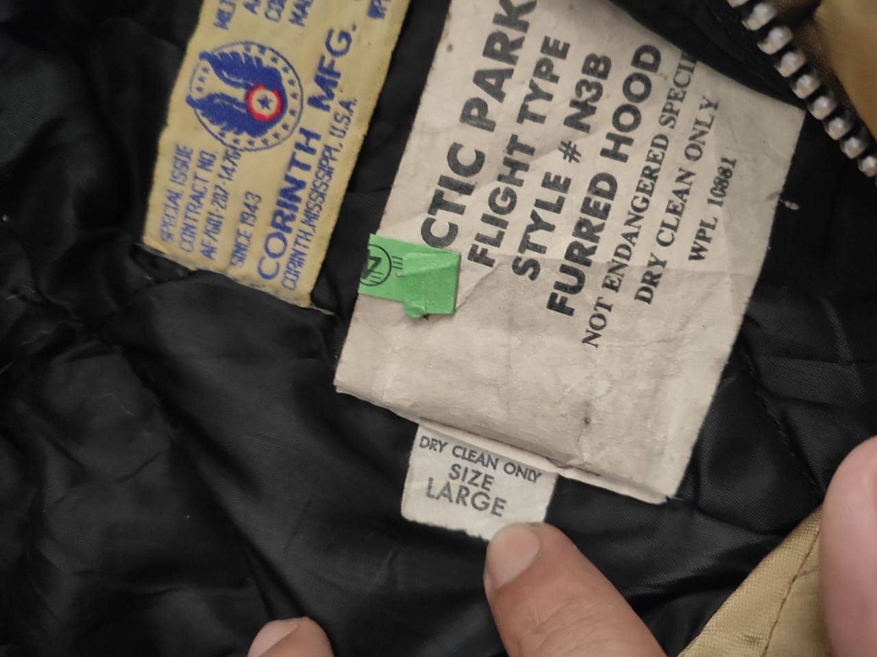 Vintage Vintage CORINTH MFG N3B Bomber Jacket Size US L / EU 52-54 / 3 - 9 Thumbnail