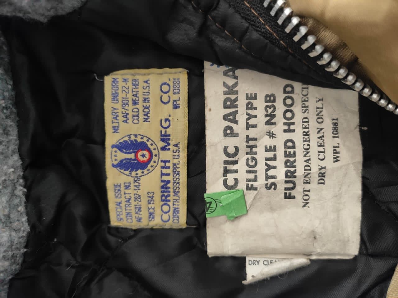 Vintage Vintage CORINTH MFG N3B Bomber Jacket Size US L / EU 52-54 / 3 - 10 Thumbnail