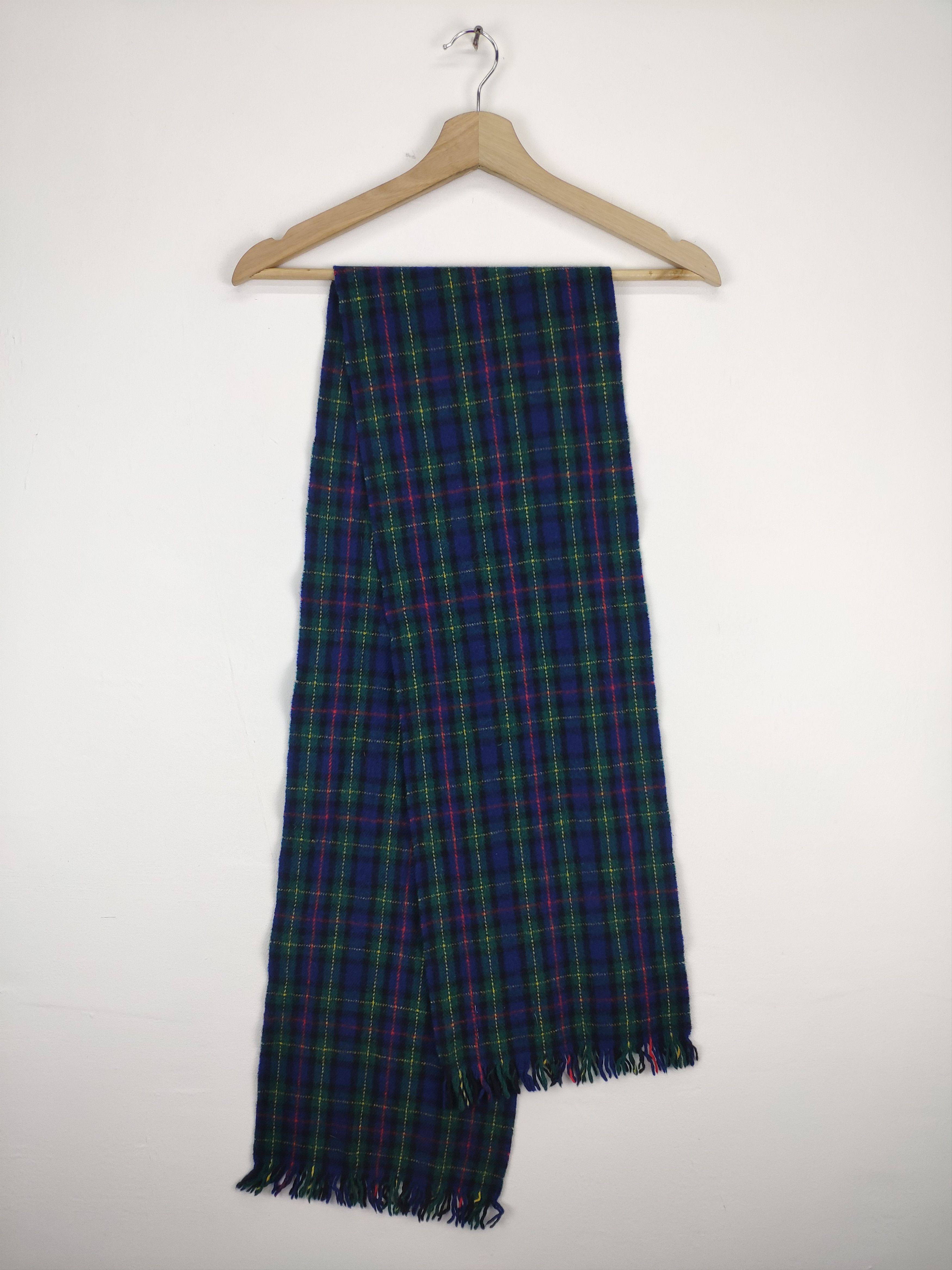 Vintage Steal 💥 Vintage Scarf Plaid Wool Scarf Muffler by St Albans Size ONE SIZE - 6 Thumbnail
