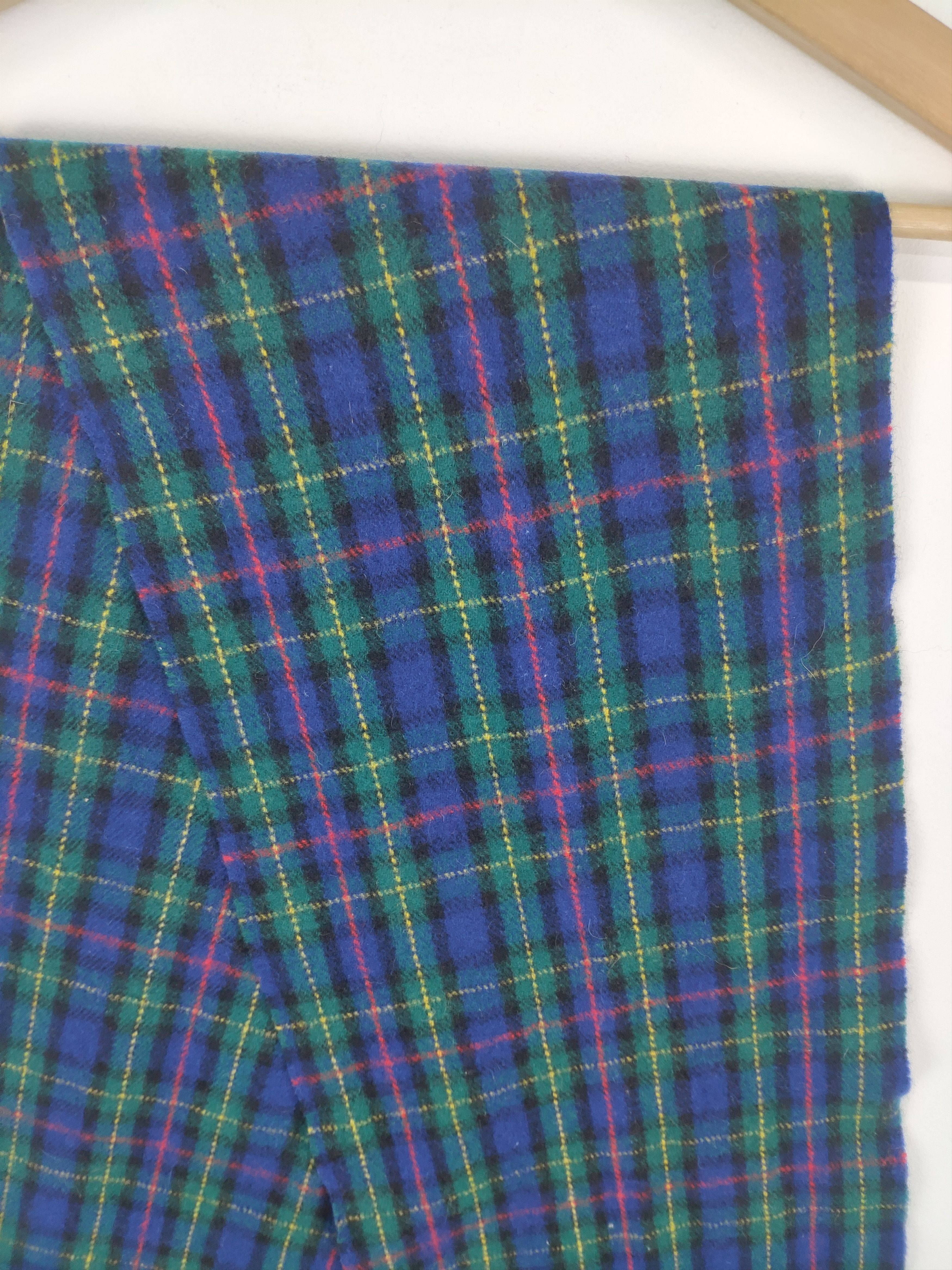 Vintage Steal 💥 Vintage Scarf Plaid Wool Scarf Muffler by St Albans Size ONE SIZE - 4 Thumbnail