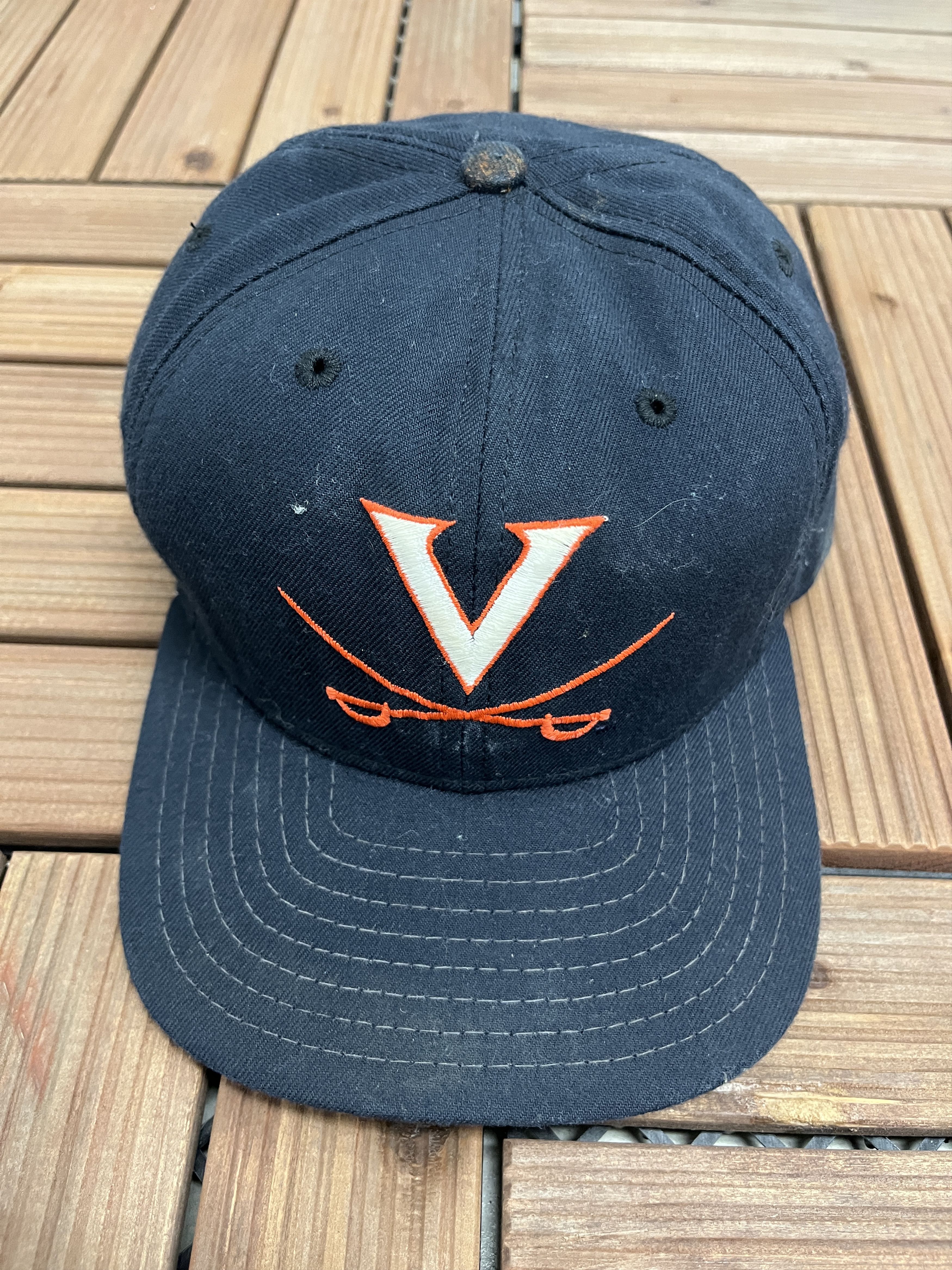 New Era × Vintage Virginia Cavaliers New Era Made in USA Snap Back Hat Size ONE SIZE - 2 Thumbnail
