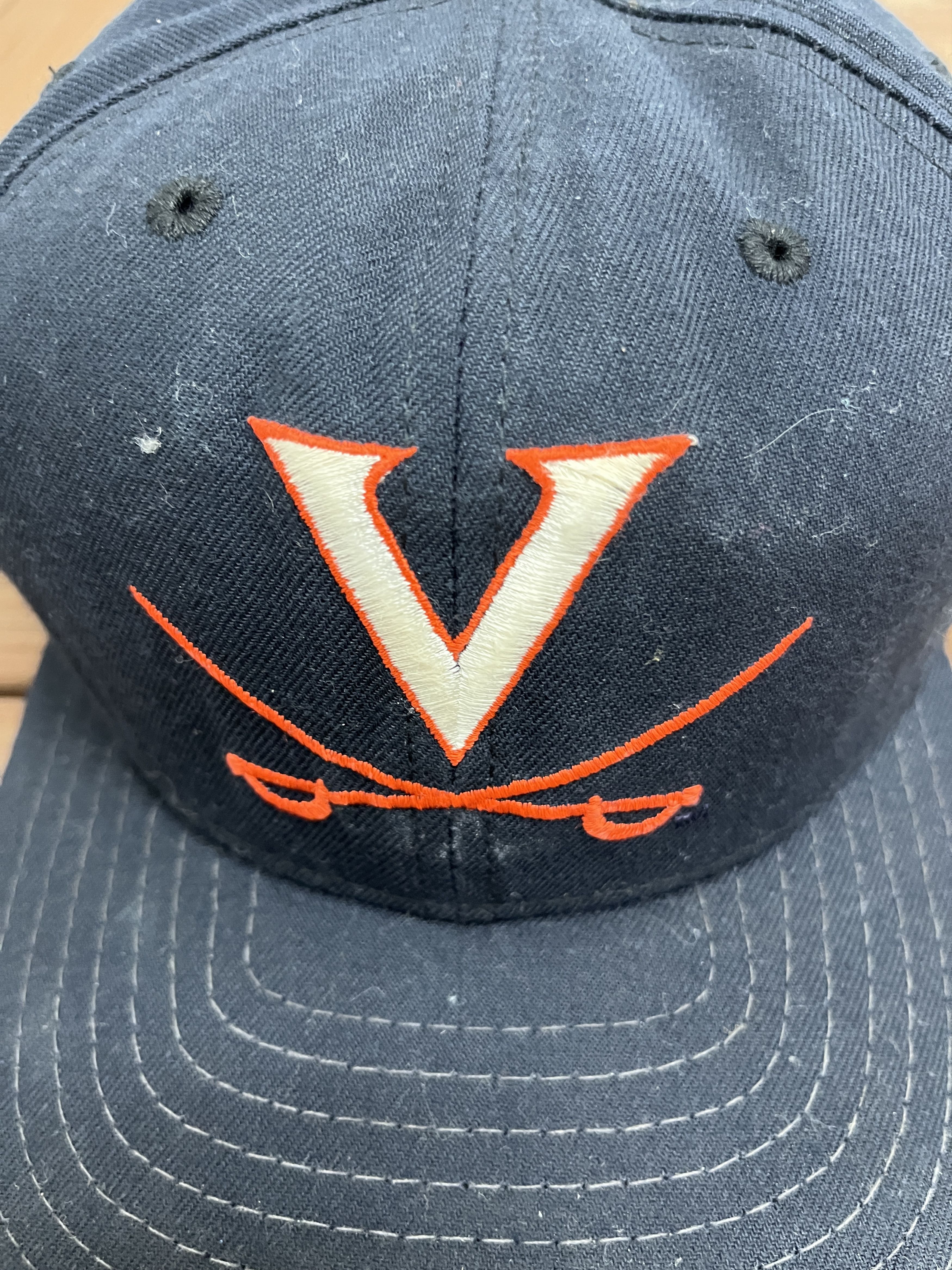 New Era × Vintage Virginia Cavaliers New Era Made in USA Snap Back Hat Size ONE SIZE - 3 Thumbnail