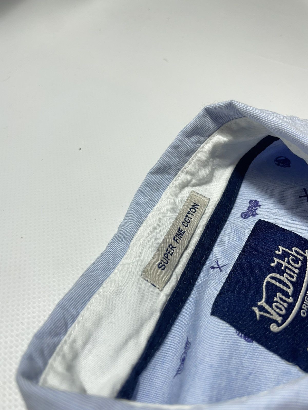 Von Dutch Von Dutch Big Logo Button Shirt Size US XL / EU 56 / 4 - 8 Thumbnail