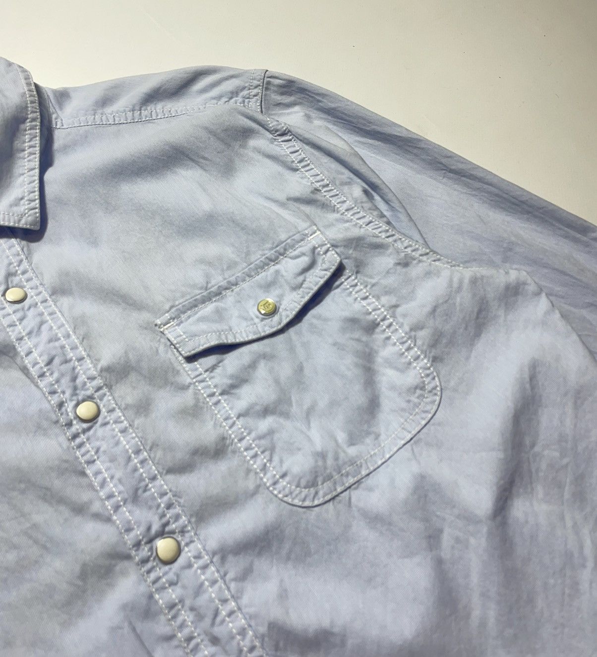 Von Dutch Von Dutch Big Logo Button Shirt Size US XL / EU 56 / 4 - 3 Thumbnail