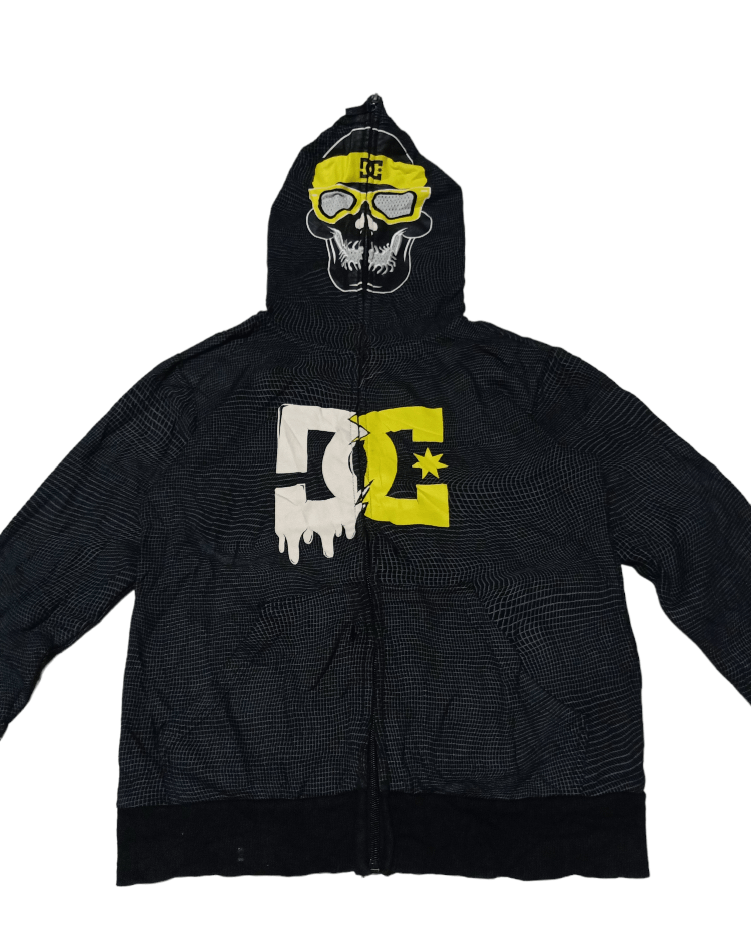 DC Dc Skull Face Full Zipper Hoodie Size M Size US M / EU 48-50 / 2 - 6 Thumbnail