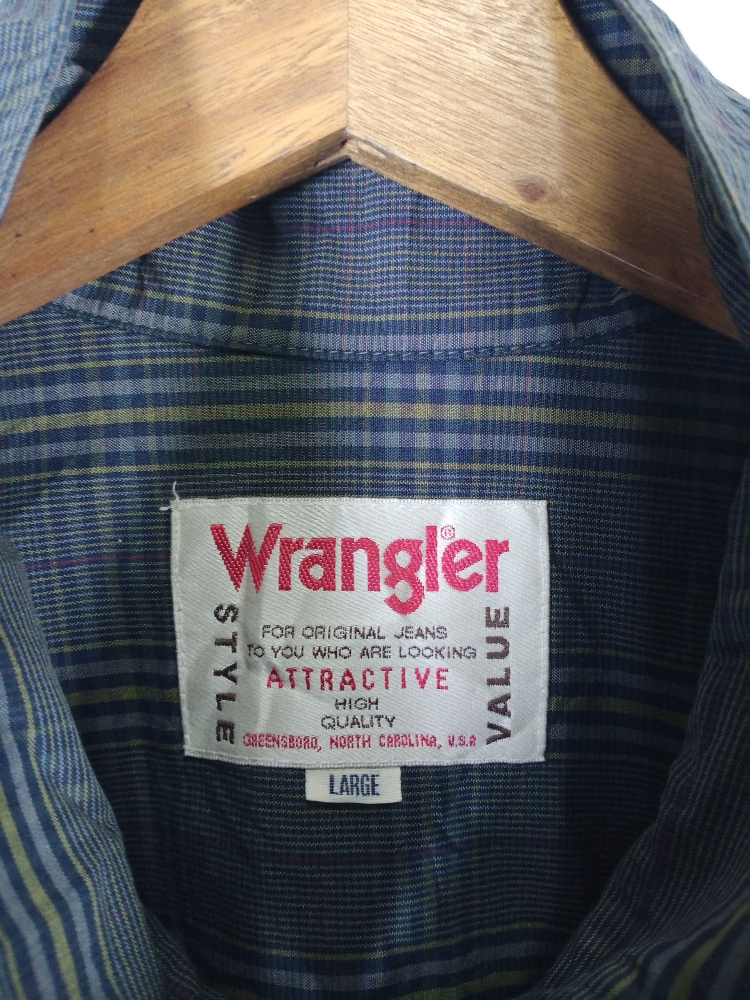 Wrangler RARE VINTAGE WRANGLER ZIPPER JACKET Size US L / EU 52-54 / 3 - 6 Thumbnail