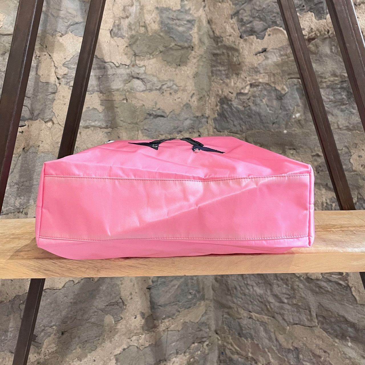 Prada Prada Pink Tessuto Nylon Embellished Robot Tote Size ONE SIZE - 6 Thumbnail