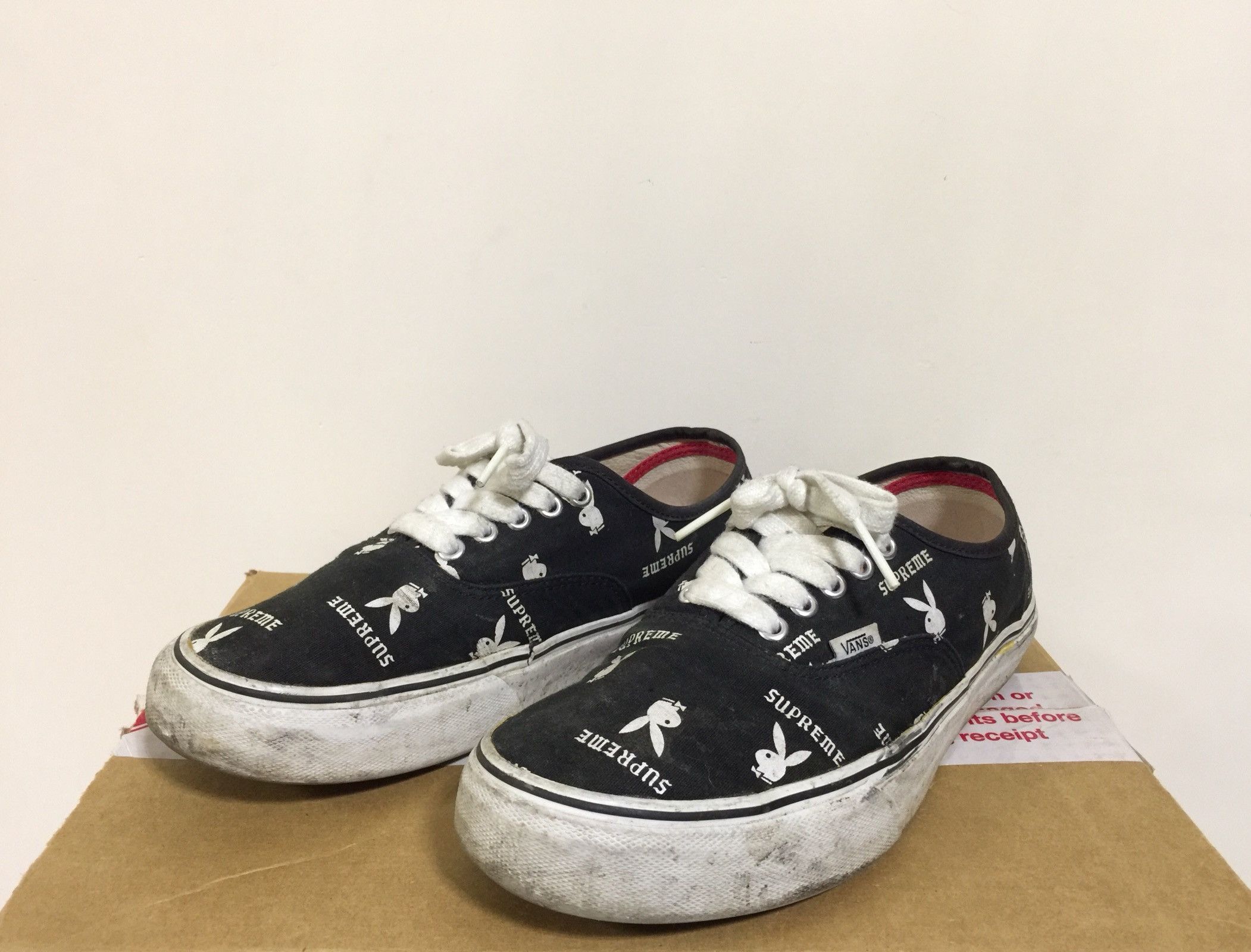 Supreme vans clearance receipt