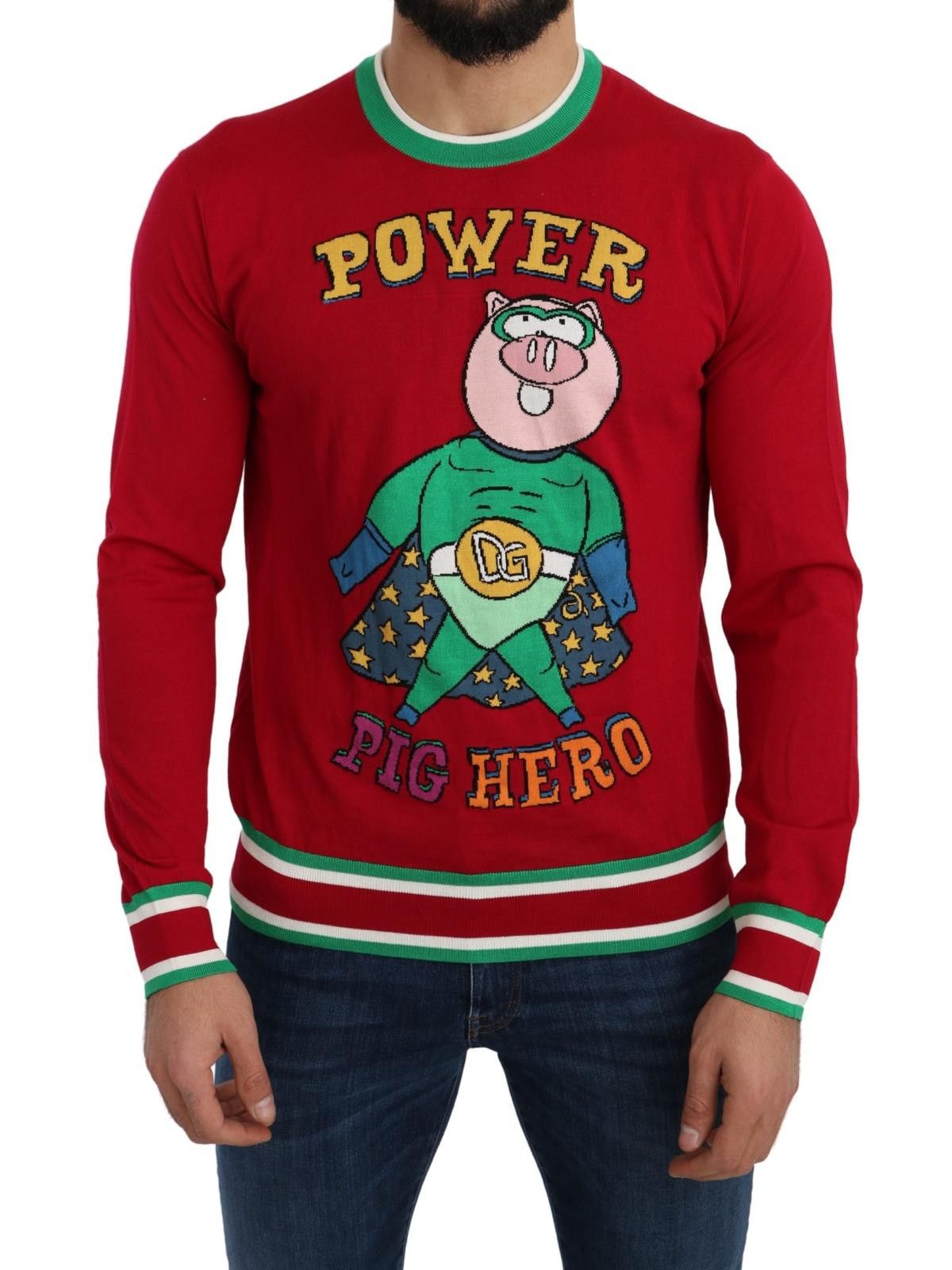 Dolce & Gabbana Purple YEAR OF THE PIG Full Zip Bomber Jacket