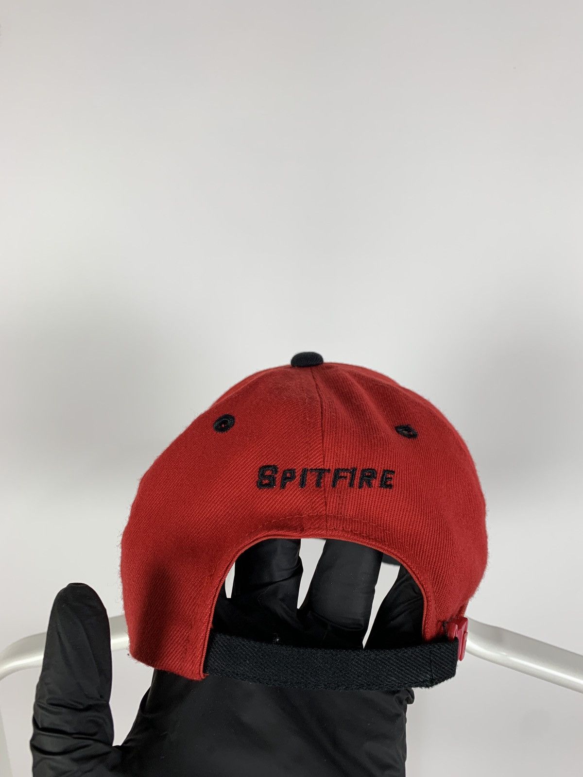Hook-Ups Vintage Spitfire Red/Black Skateboard Cap Size ONE SIZE - 8 Thumbnail