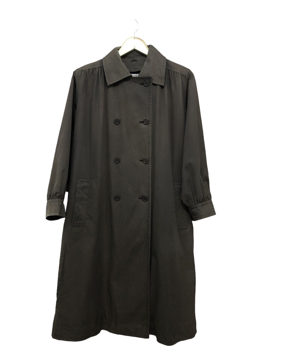 Vintage Yves Saint Lauren Trench Coat Double Breasted Jacket