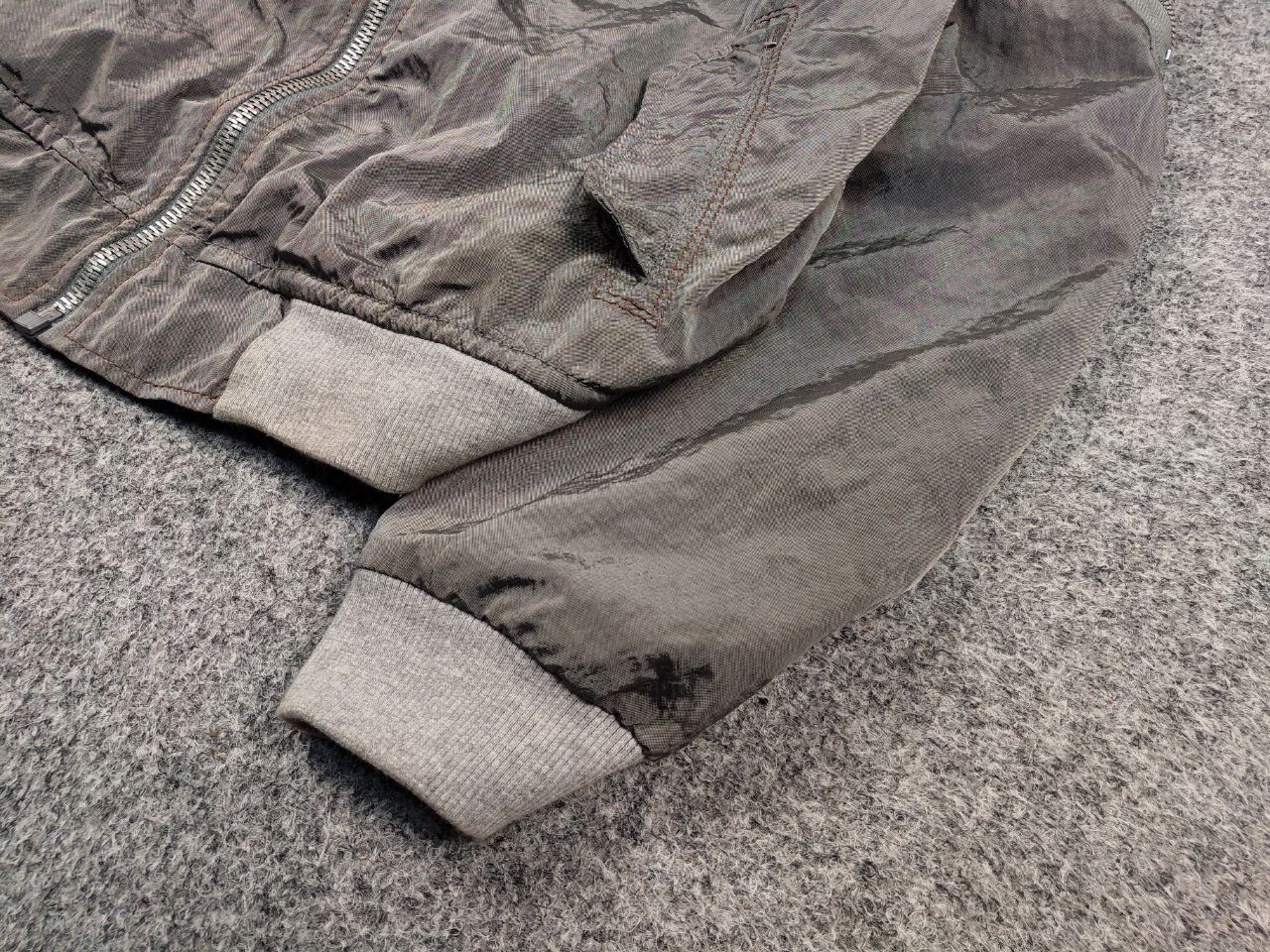 Energie Vintage 90's Sixty Energie Nylon Gray Light Bomber Jacket Size US L / EU 52-54 / 3 - 5 Thumbnail